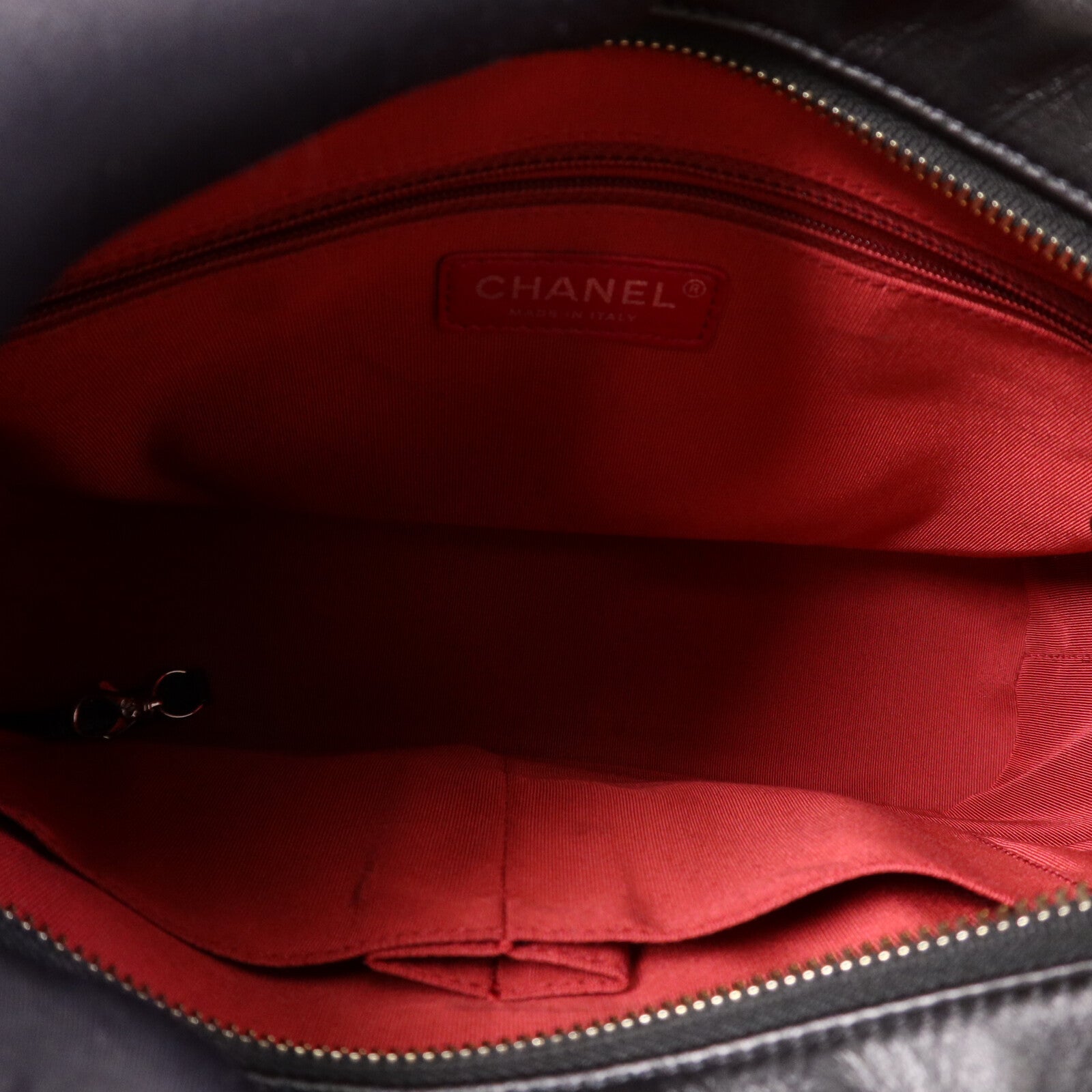 CHANEL 羊皮皮革Gabrirlle Large鏈帶肩背袋