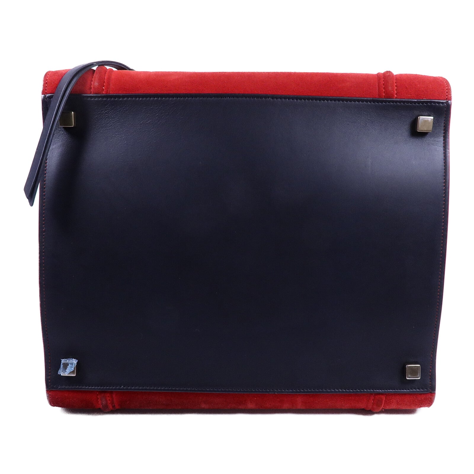 CELINE 牛皮/麂皮皮革Micro Luggage手挽袋