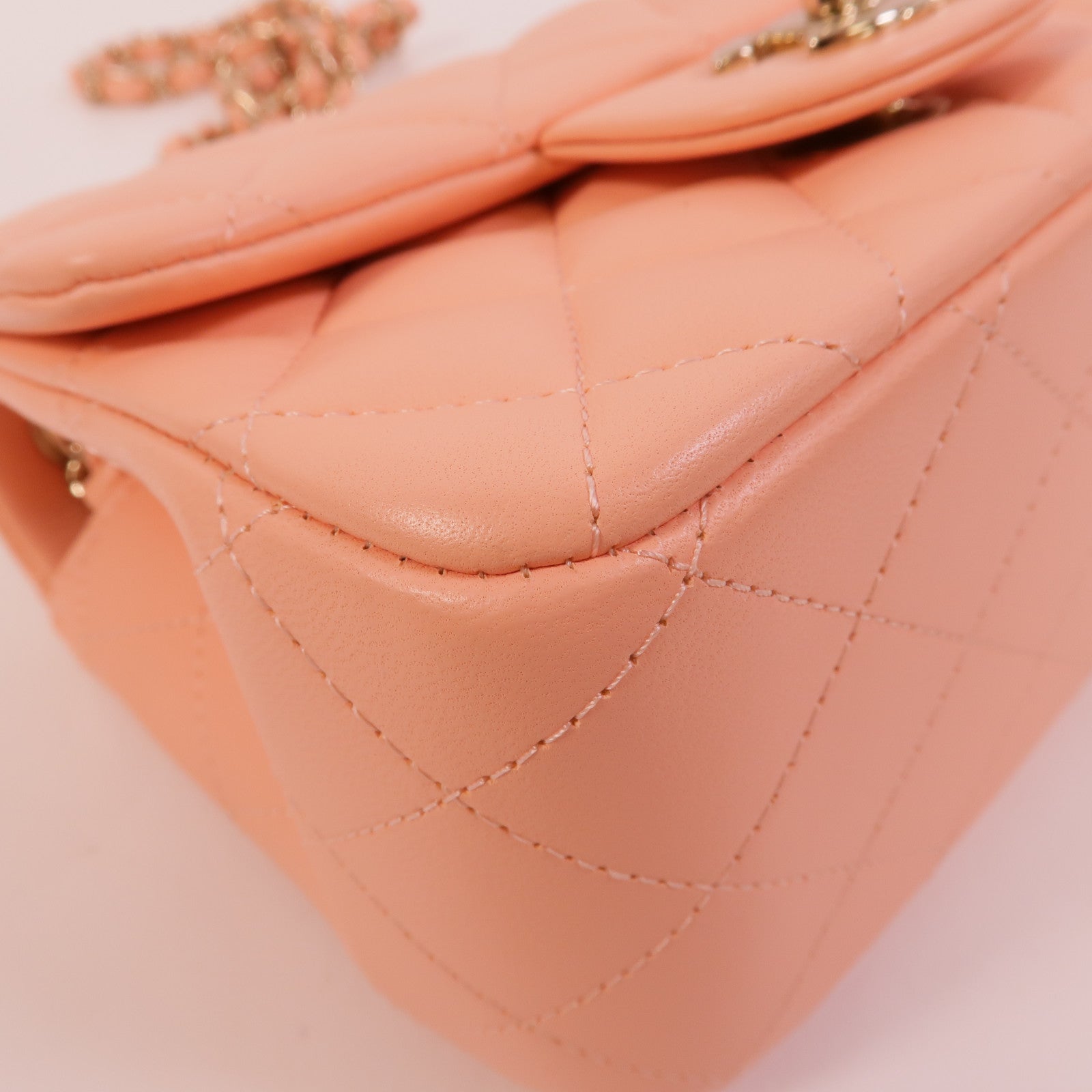 CHANEL 羊皮皮革Classic 17鏈帶肩背袋