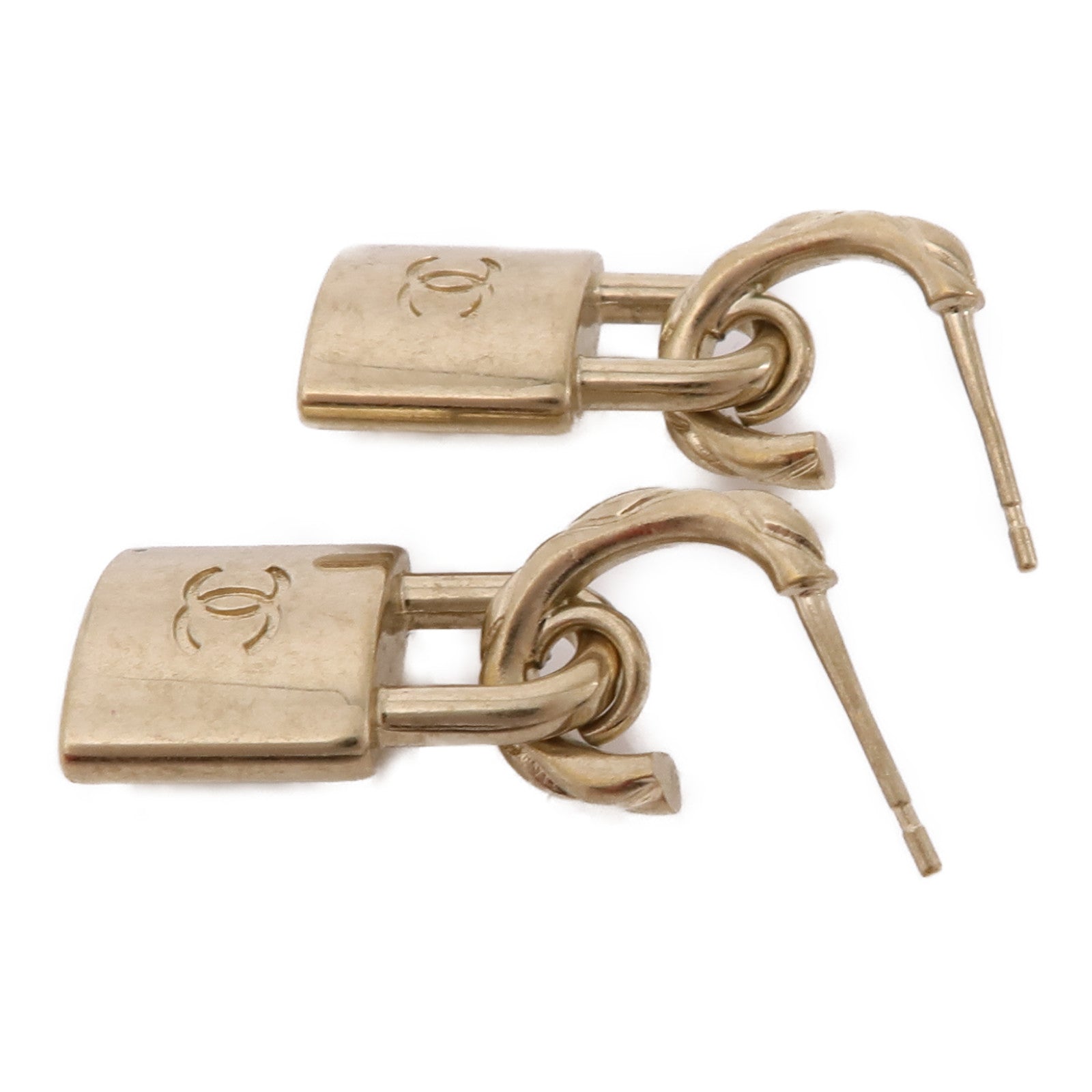 CHANEL 金屬Earrings耳環金色