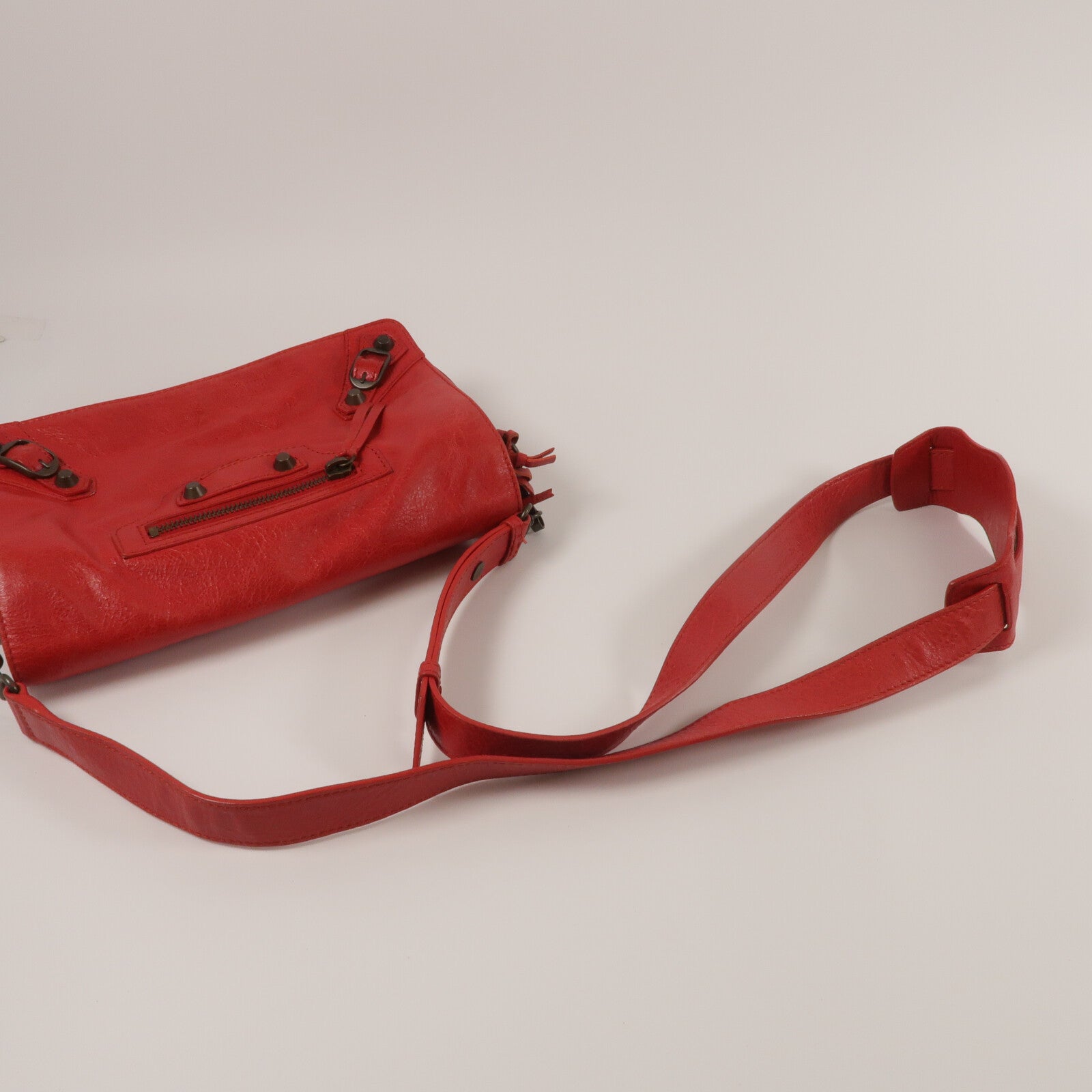 BALENCIAGA 羊皮皮革Crossbody Bag肩背袋