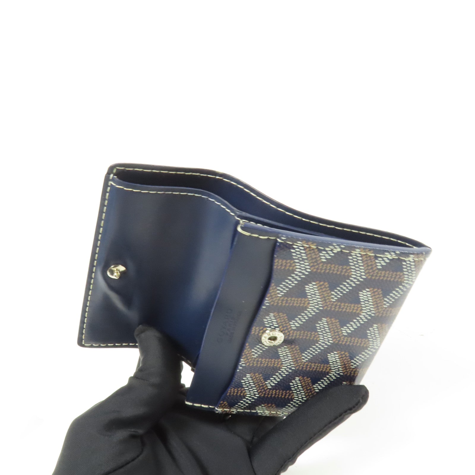 GOYARD 塗層帆布Card Case銀扣卡片套