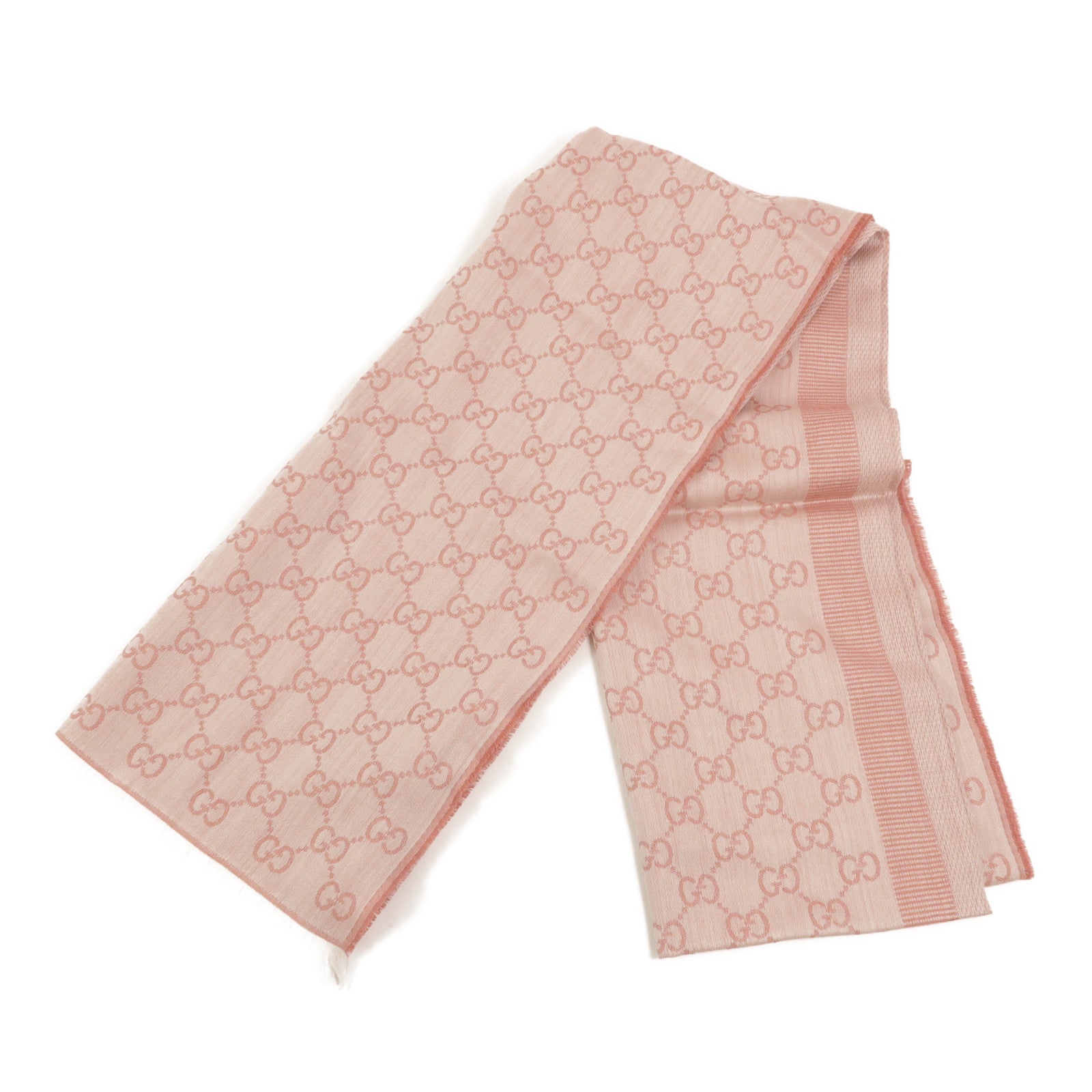 GUCCI 羊毛/絲質Scarf 70X195cm圍巾