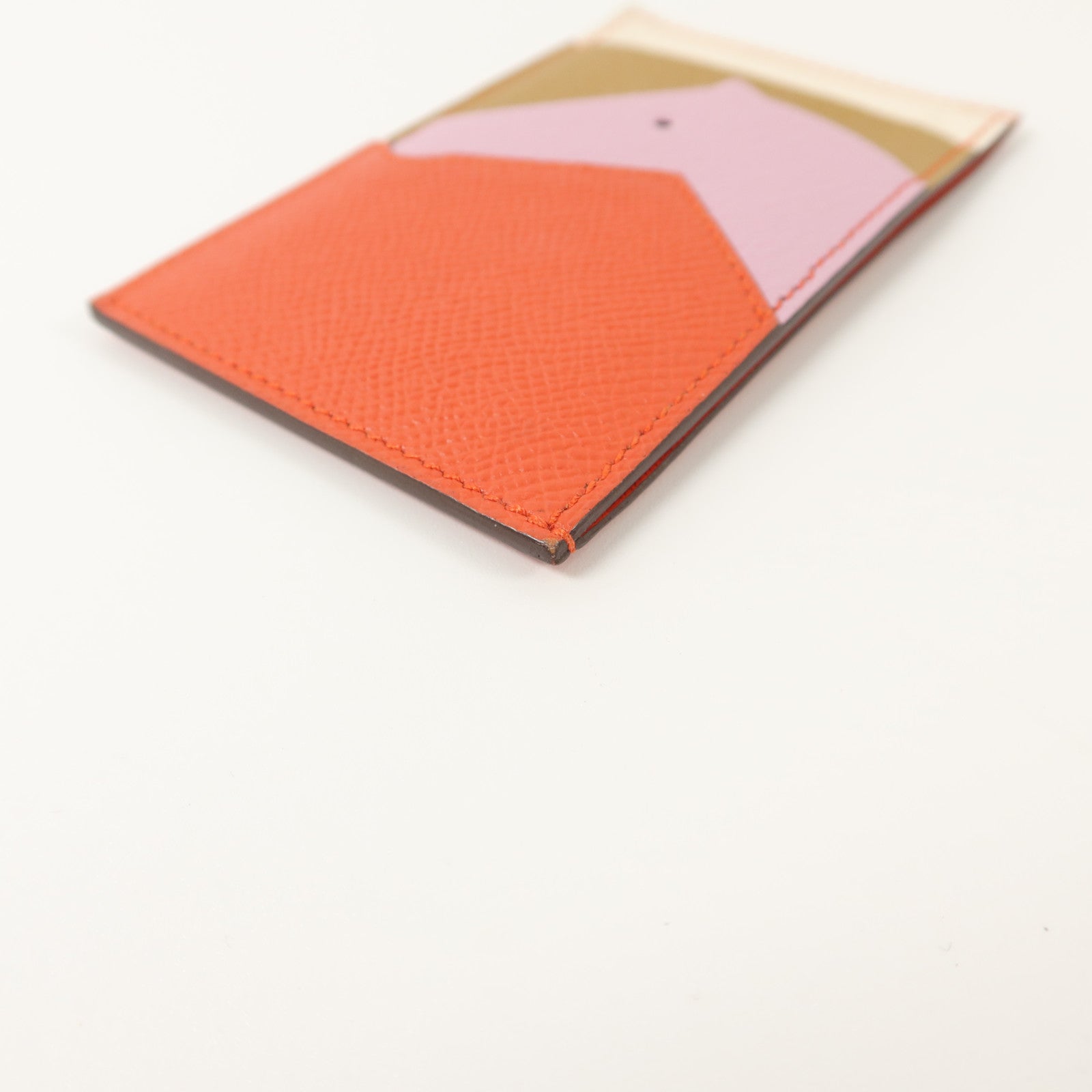 HERMES Epsom皮革Les Petits Chevaux卡片套