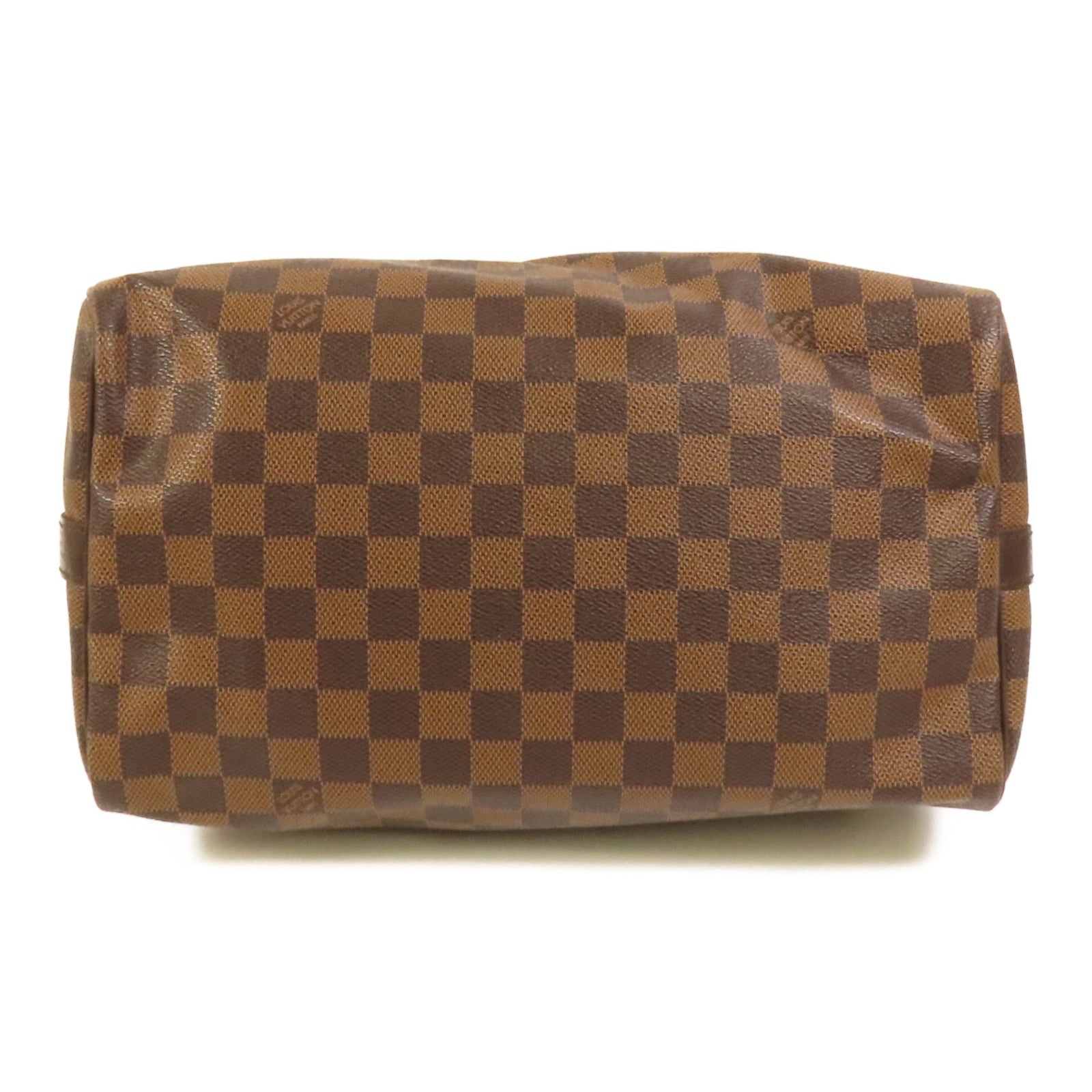LOUIS VUITTON Damier Speedy Bandouliere 30金扣手挽肩背兩用袋