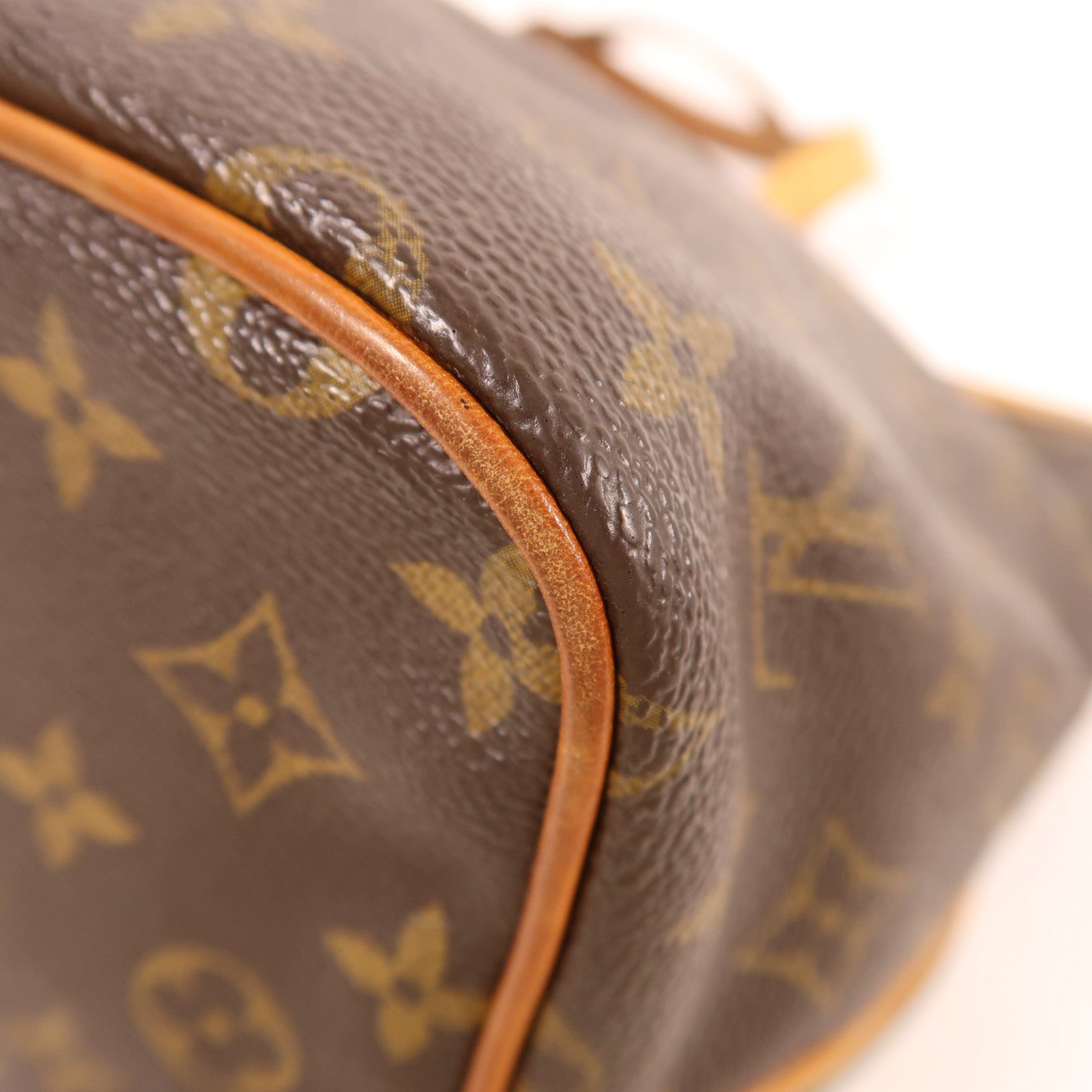 LOUIS VUITTON Monogram Palermo PM金扣手挽肩背兩用袋棕色