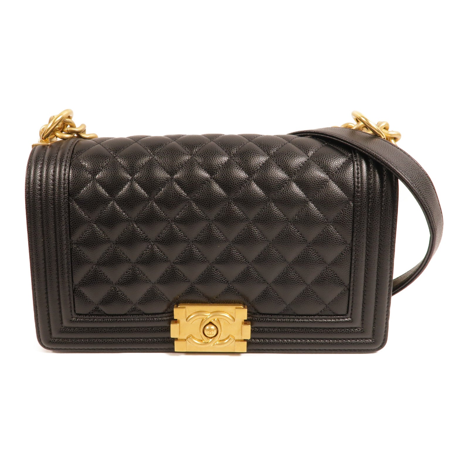 CHANEL 牛皮皮革Boy 25肩背袋