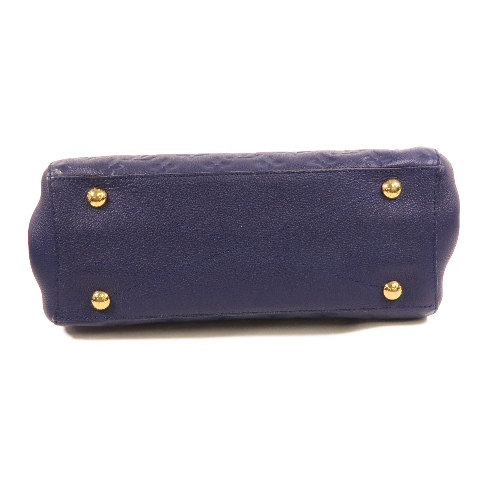 LOUIS VUITTON Monogram Empreinte Montaigne MM手挽肩背兩用袋