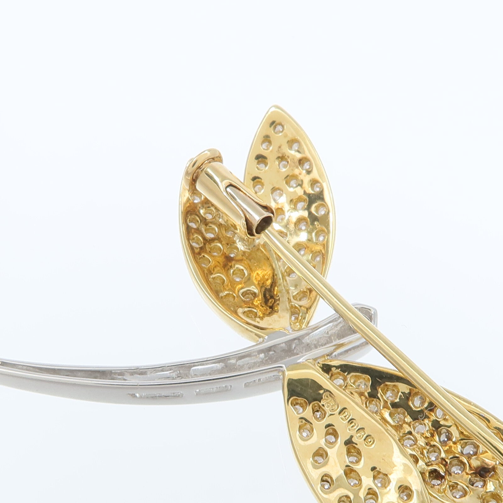 JEWELRY 18K黃金/白金Diamond Brooch鑽石胸針