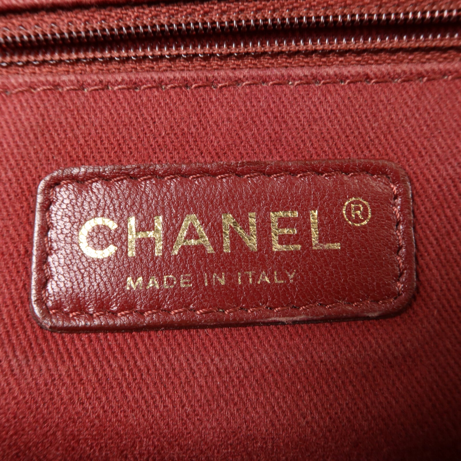 CHANEL 牛皮皮革Chain Shoulder鏈帶肩背袋
