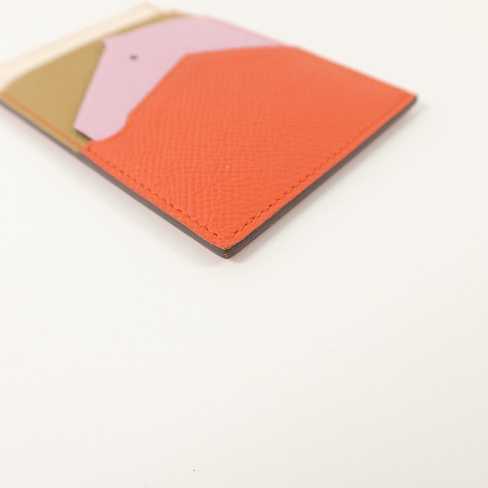 HERMES Epsom皮革Les Petits Chevaux卡片套