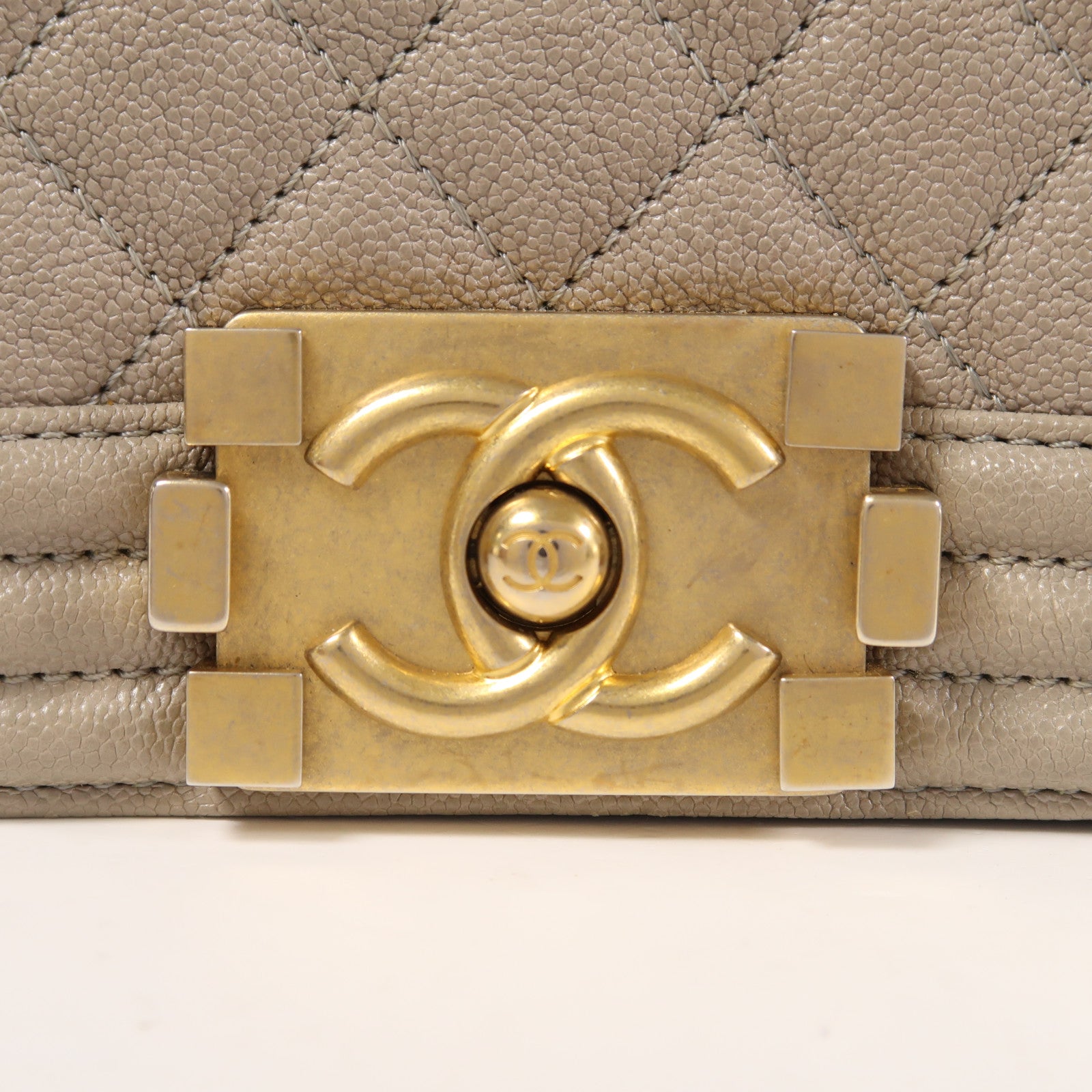 CHANEL 【激減優惠】牛皮皮革Boy 20金扣肩背袋