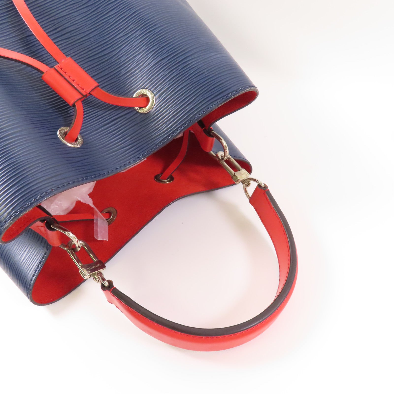 LOUIS VUITTON Epi NeoNoe MM銀扣手挽肩背兩用袋