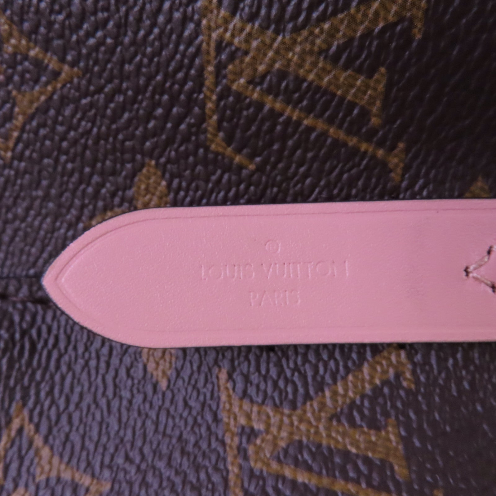 LOUIS VUITTON Monogram NeoNoe MM Shoulder Bag金扣肩背袋啡色/粉紅色