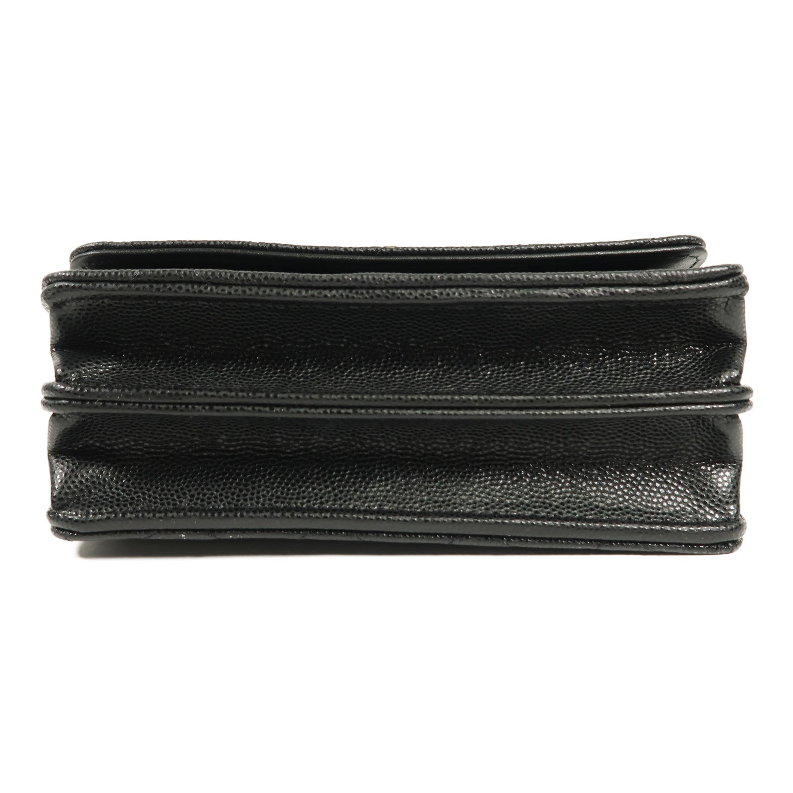 CHANEL 牛皮皮革Shoulder Bag金扣鏈帶肩背袋