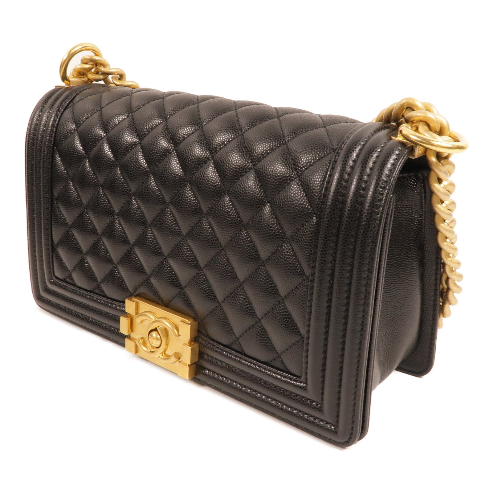CHANEL 牛皮皮革Boy 25肩背袋