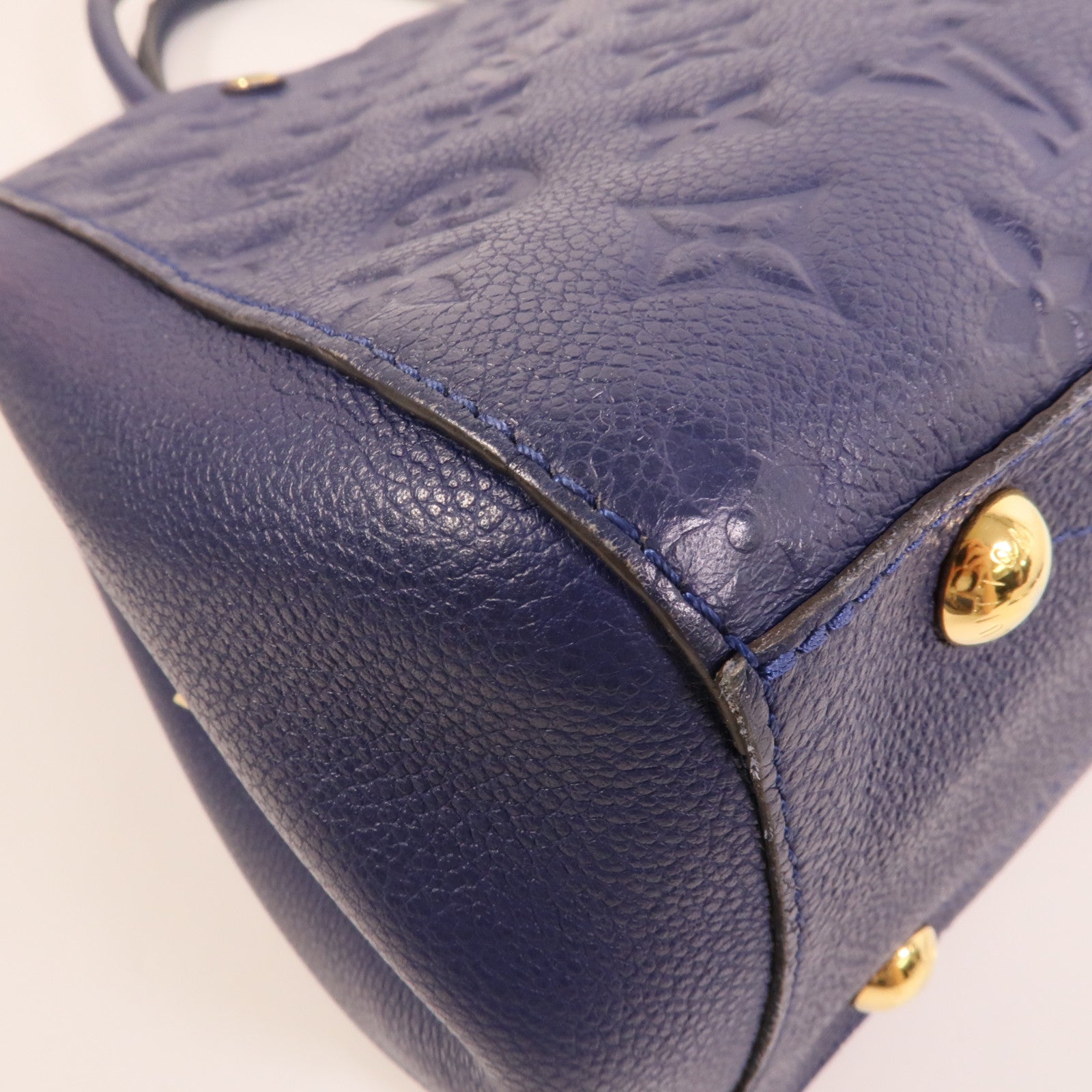LOUIS VUITTON Monogram Empreinte Montaigne MM手挽肩背兩用袋