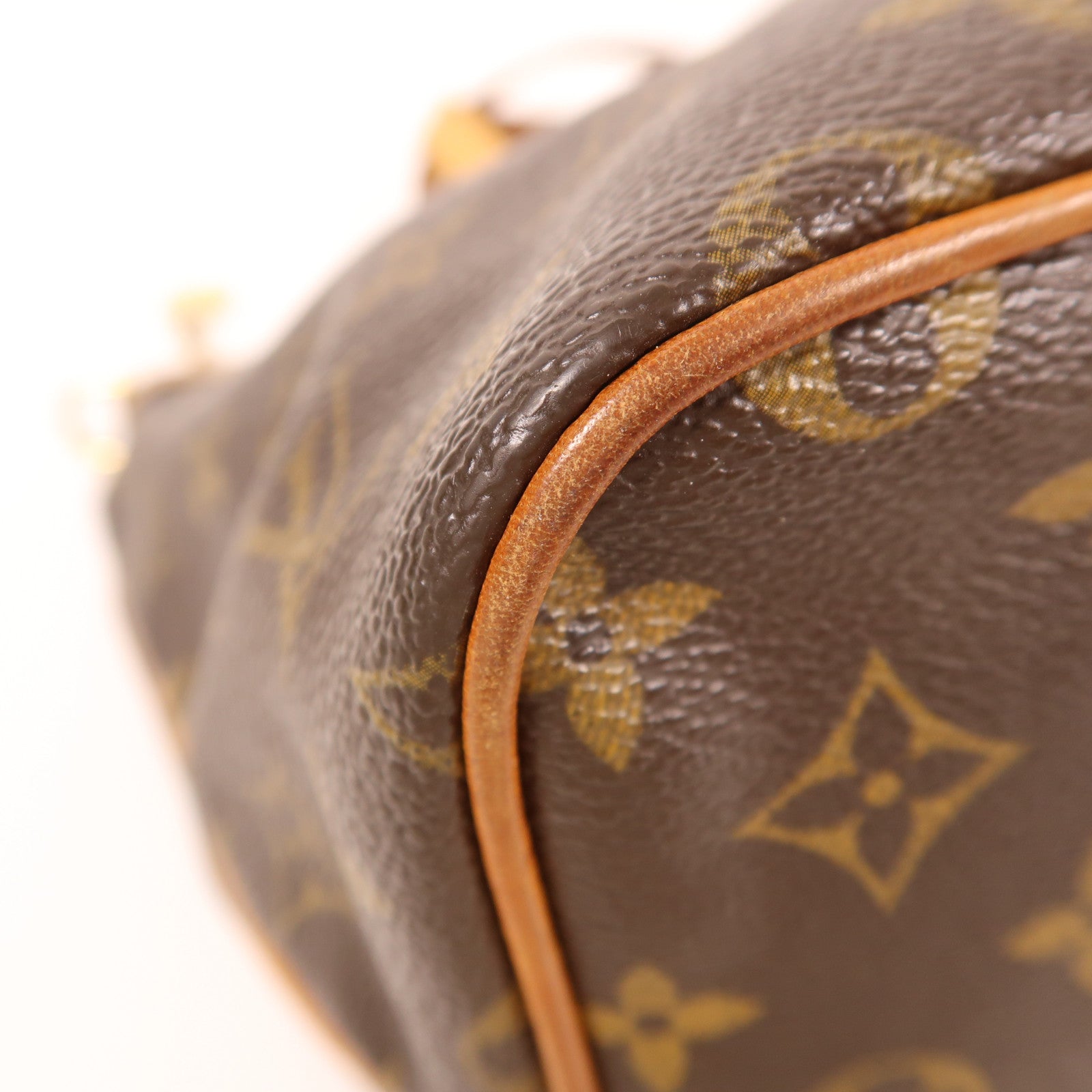 LOUIS VUITTON Monogram Palermo PM金扣手挽肩背兩用袋棕色