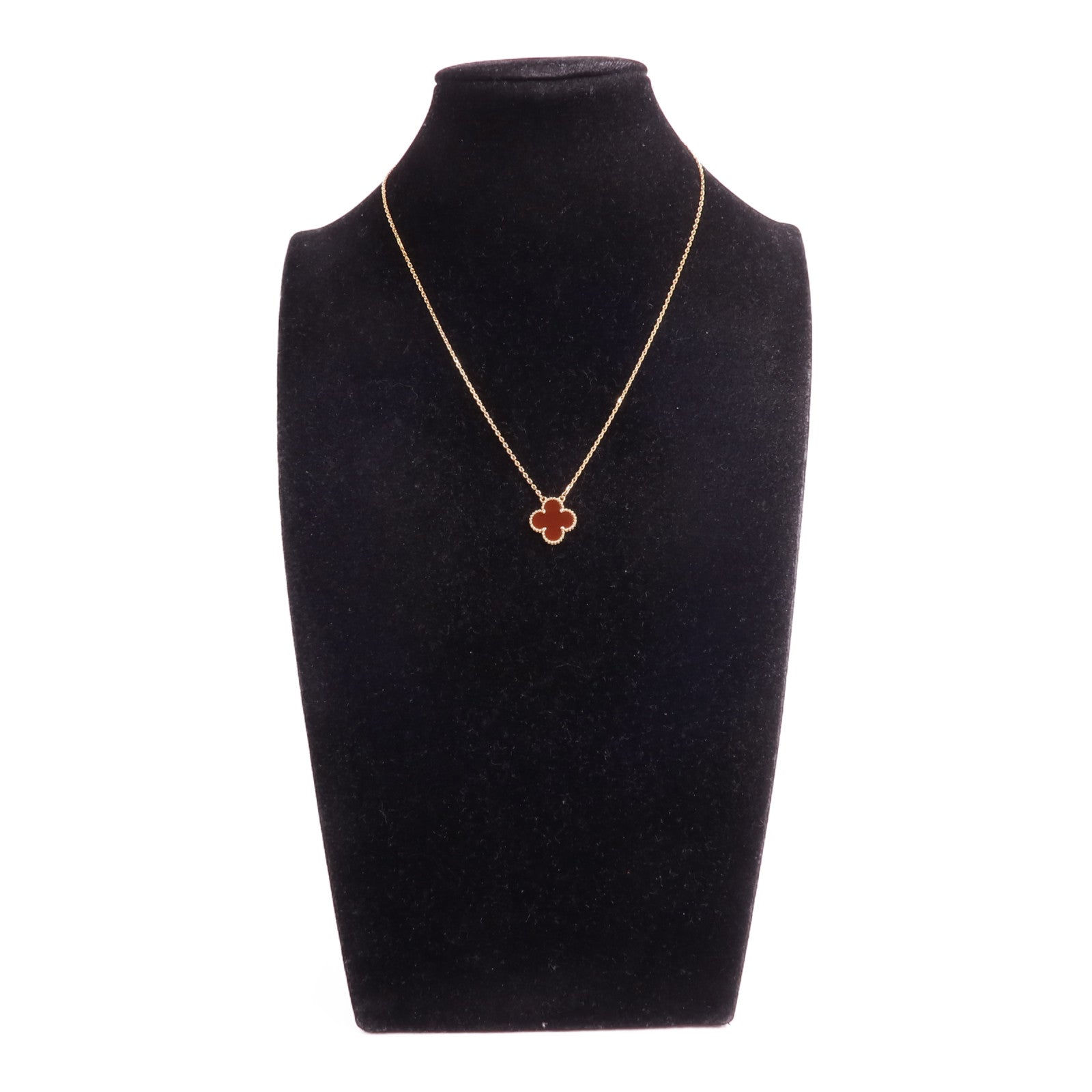Van Cleef & Arpels 18K玫瑰金Vintage Alhambra項鍊