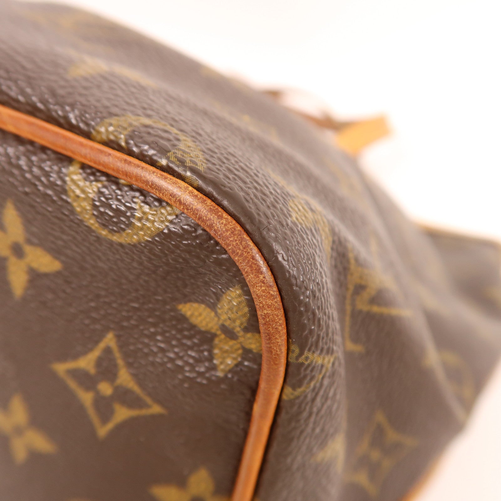 LOUIS VUITTON Monogram Palermo PM金扣手挽肩背兩用袋棕色