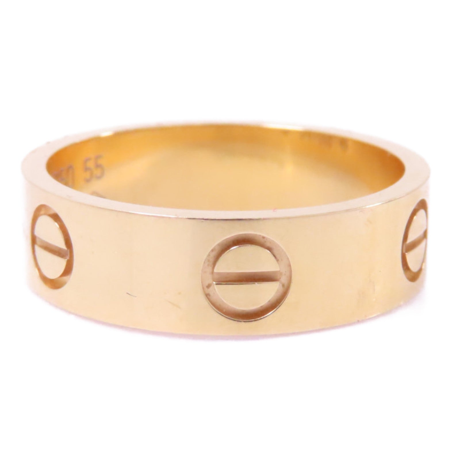 CARTIER 18K黄金Love Ring戒指Cartier#55/US#7.25