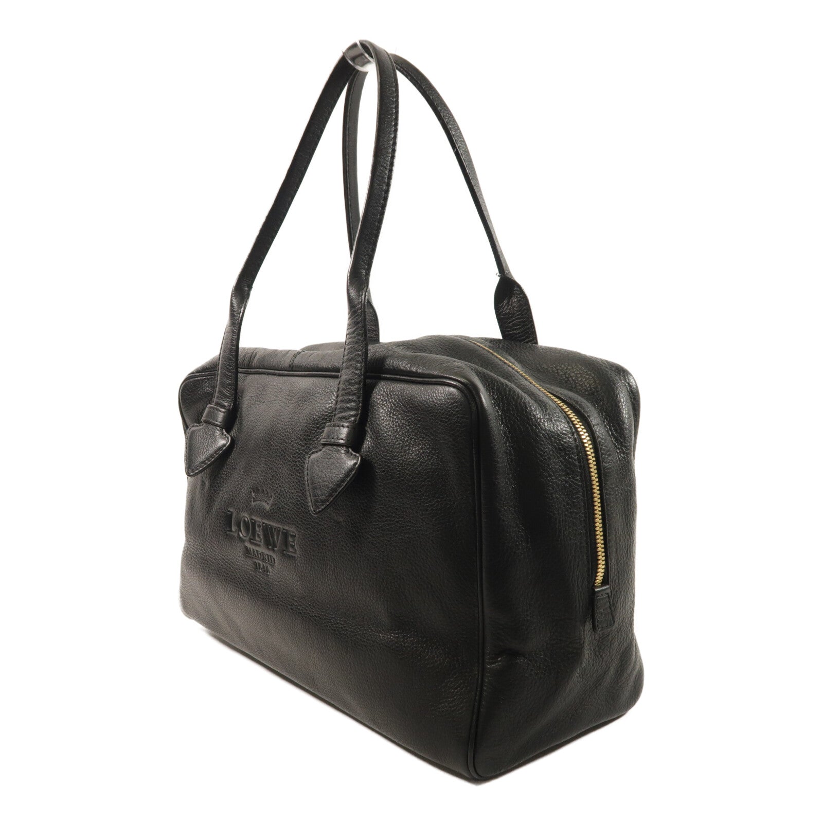 LOEWE 牛皮皮革Vintage Heritage Boston肩背袋