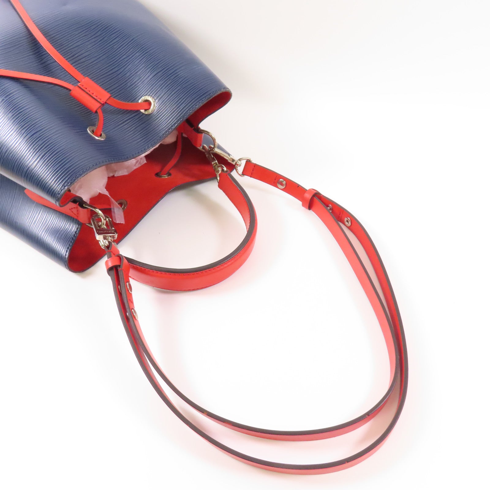 LOUIS VUITTON Epi NeoNoe MM銀扣手挽肩背兩用袋