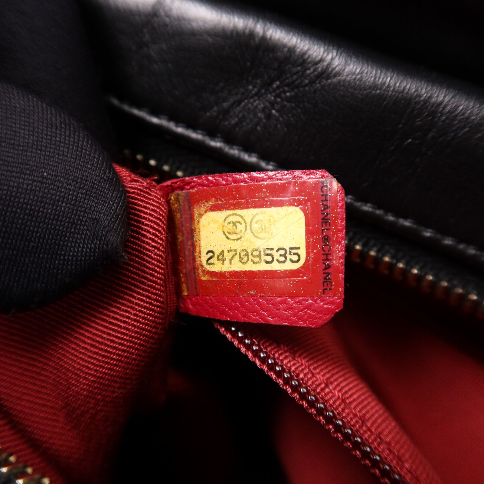 CHANEL 羊皮皮革Gabrirlle Large鏈帶肩背袋