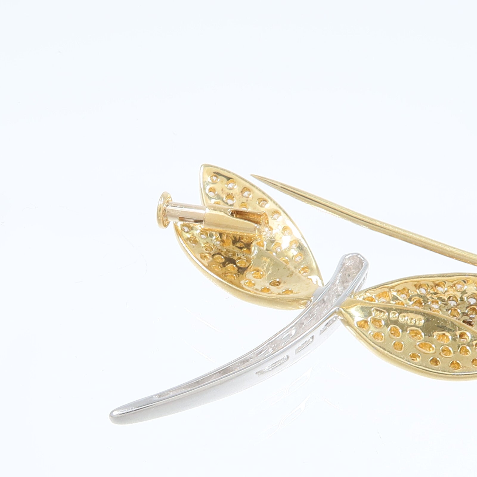 JEWELRY 18K黃金/白金Diamond Brooch鑽石胸針