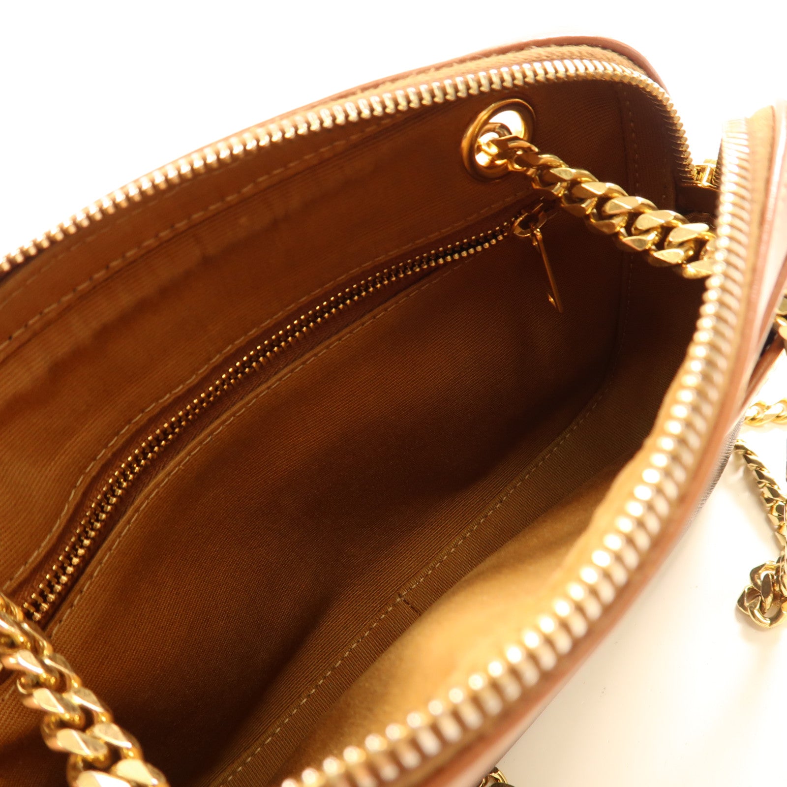 CELINE 塗層帆布Small Patapans金扣鏈帶肩背袋