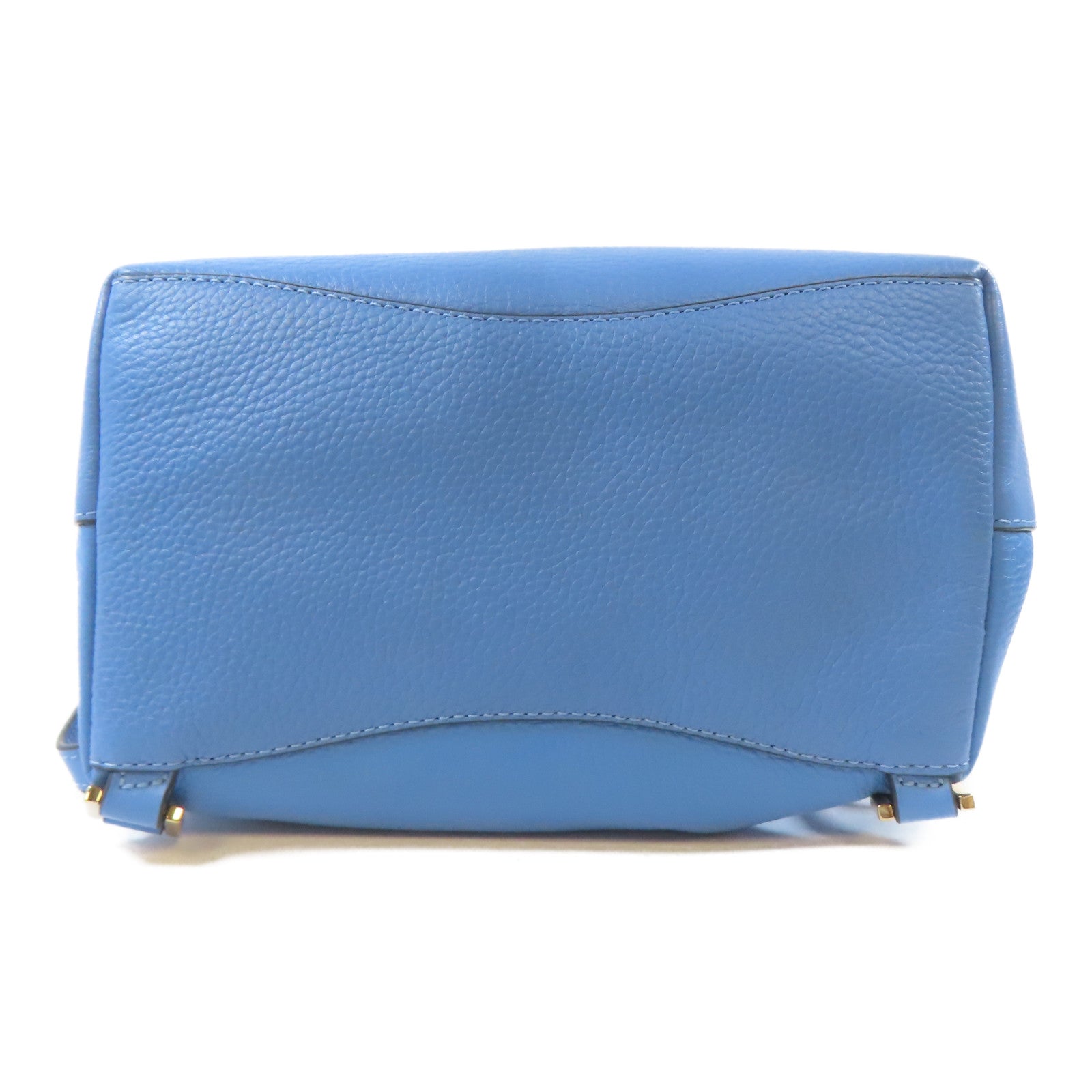 Michael Kors 牛皮皮革Backpack金扣背包藍色