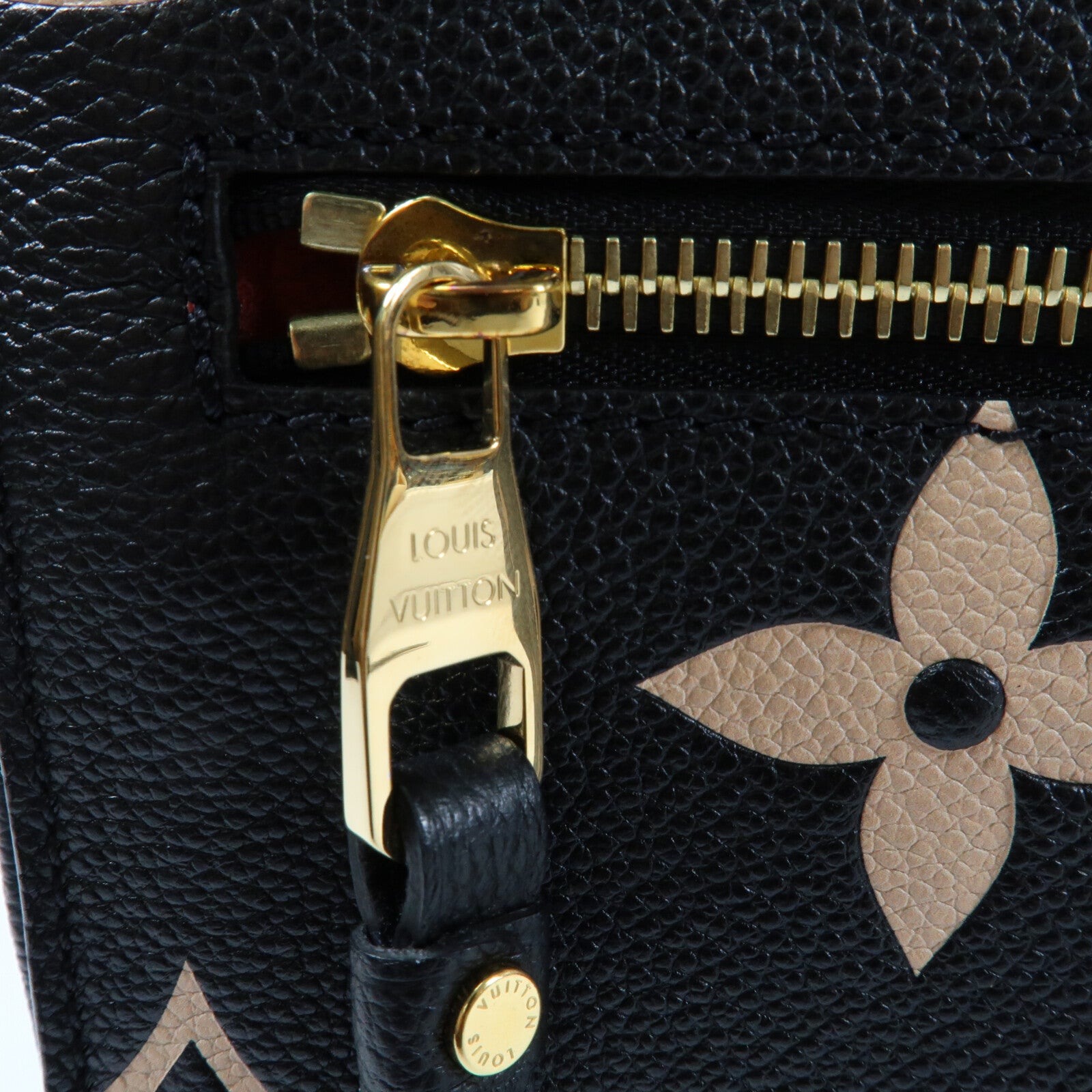 LOUIS VUITTON Monogram Empreinte Pochette Metis金扣手挽肩背兩用袋