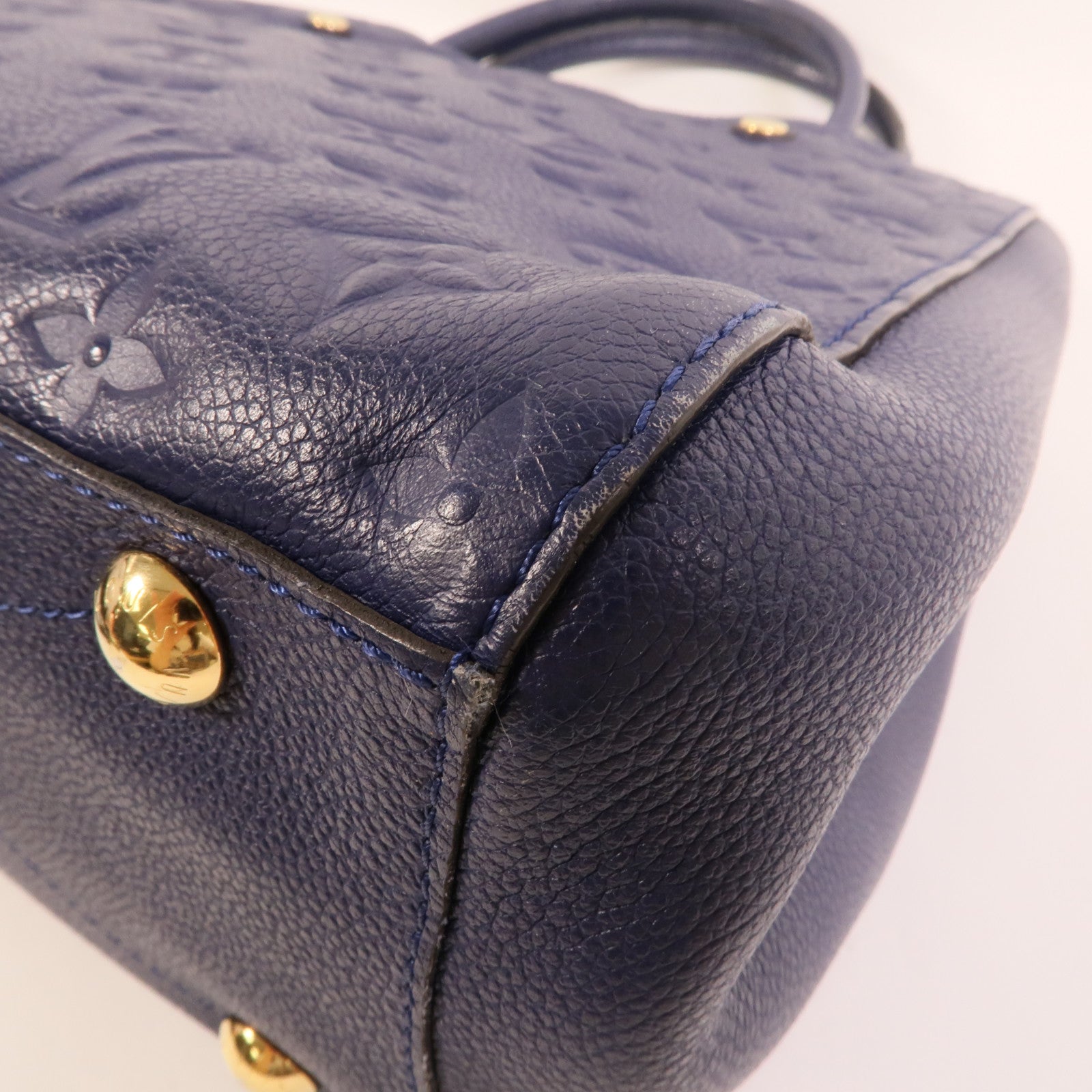 LOUIS VUITTON Monogram Empreinte Montaigne MM手挽肩背兩用袋