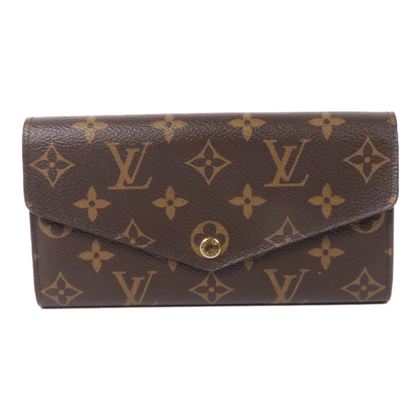 LOUIS VUITTON Monogram Portefeuille Sarah金扣長錢包