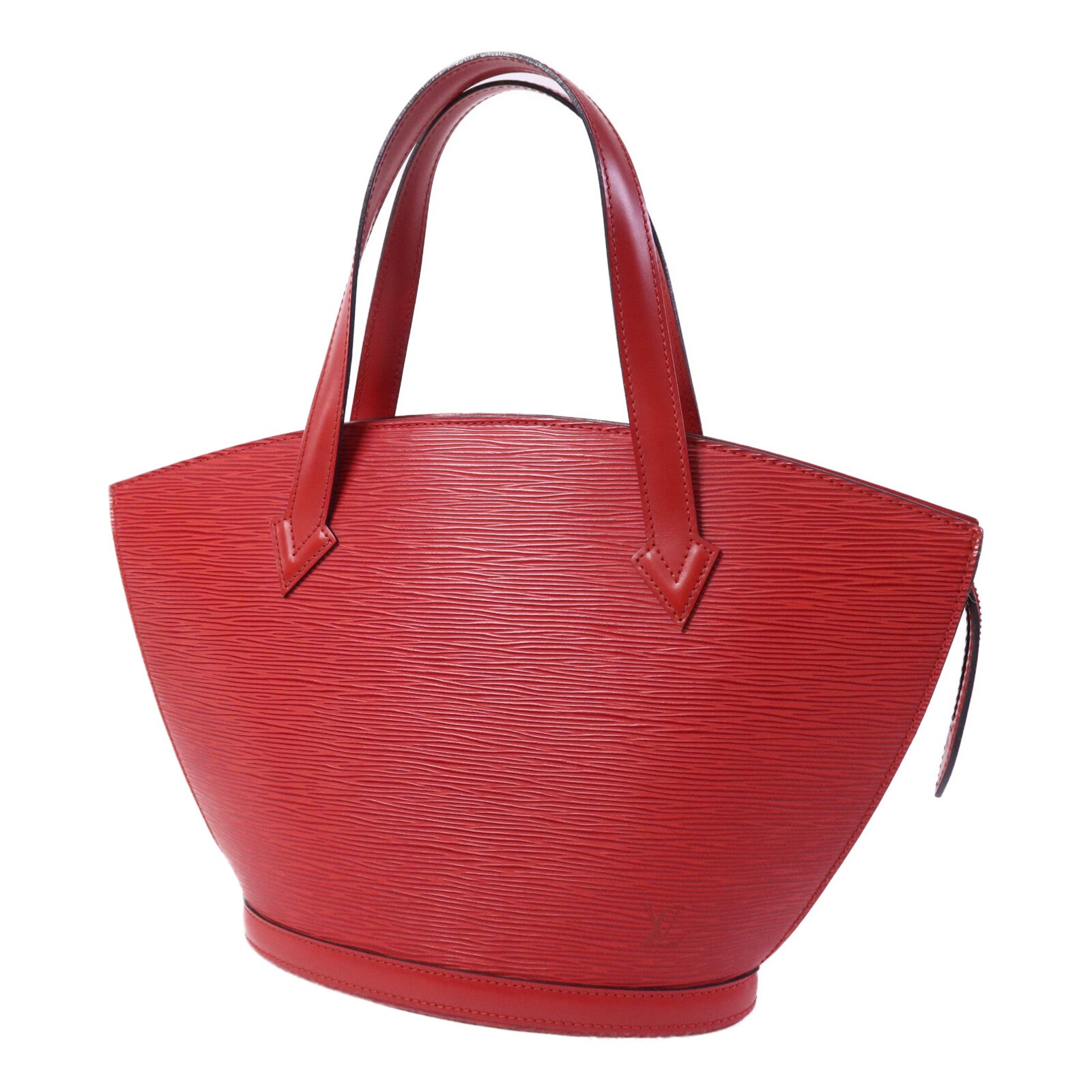 LOUIS VUITTON Epi Saint Jacques PM金扣手挽袋