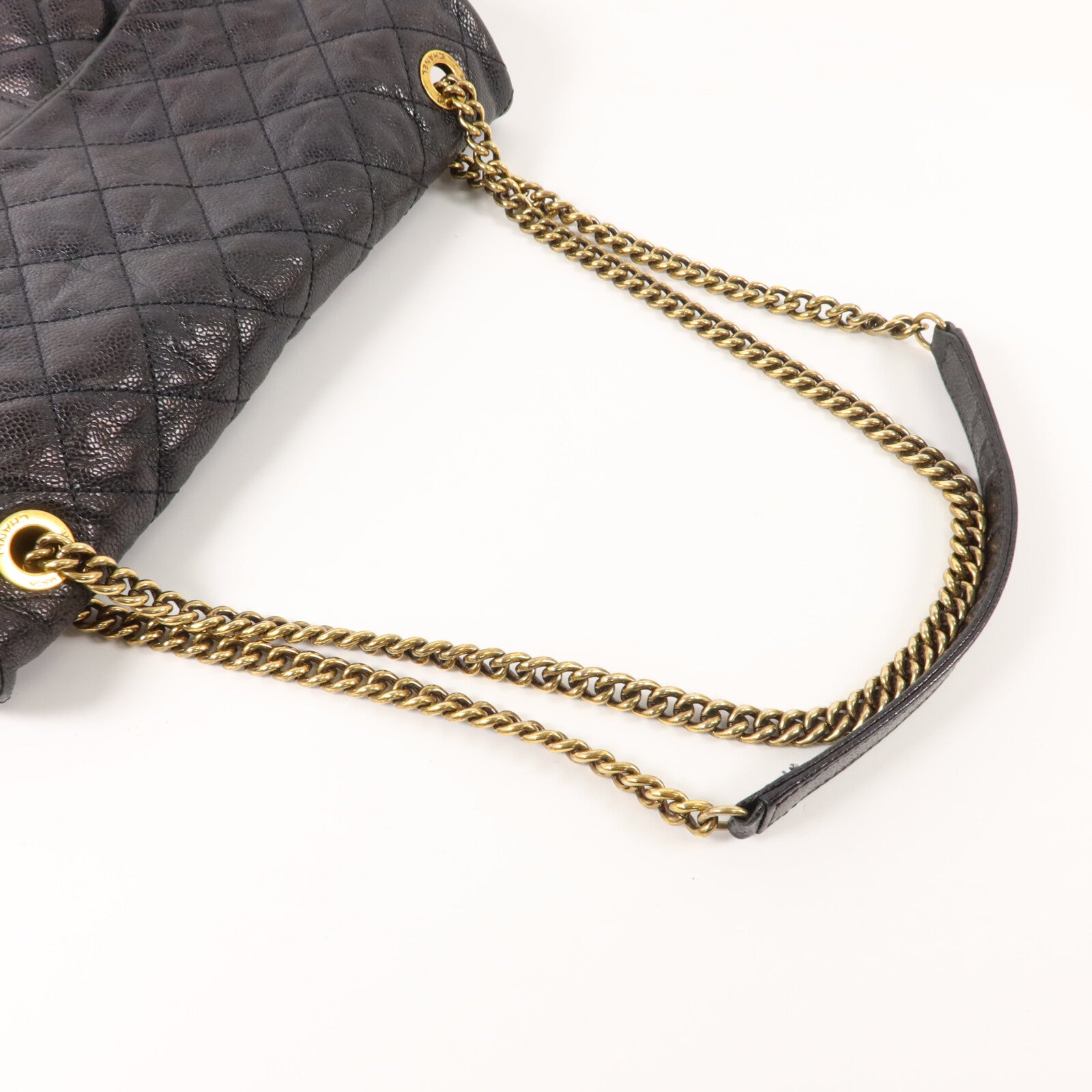 CHANEL 牛皮皮革Chain Shoulder鏈帶肩背袋