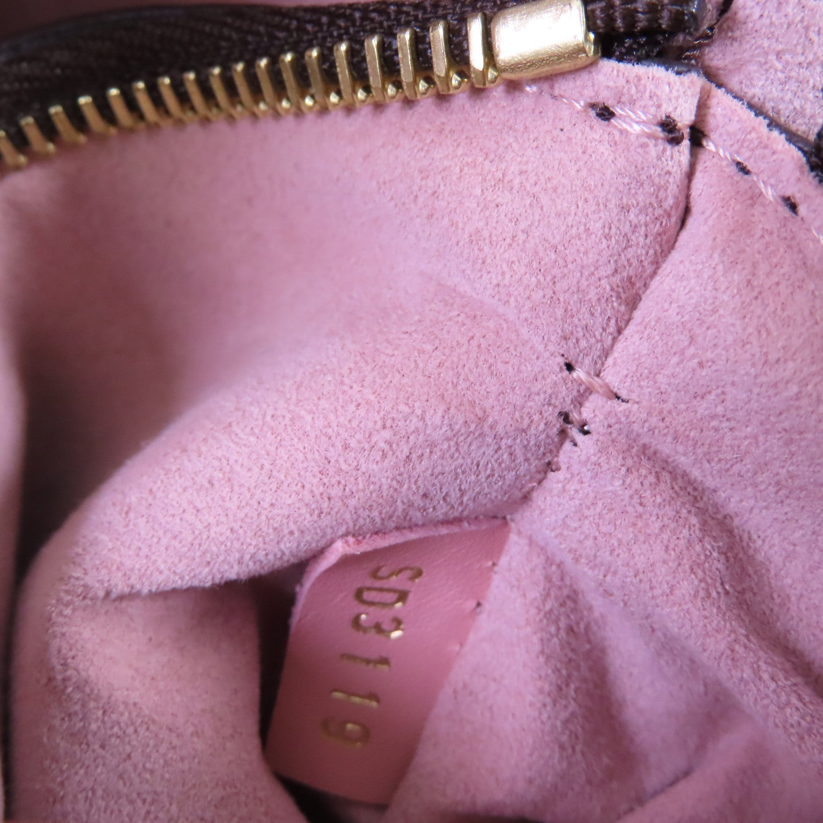 LOUIS VUITTON Monogram NeoNoe MM Shoulder Bag金扣肩背袋啡色/粉紅色