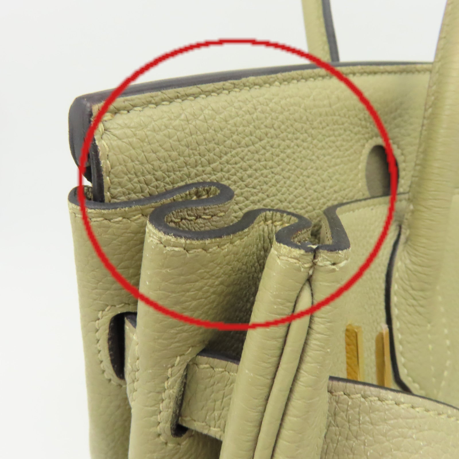 HERMES Togo皮革Birkin 30 Hand Bag金扣手挽袋Gris Tourterelle斑鳩灰色