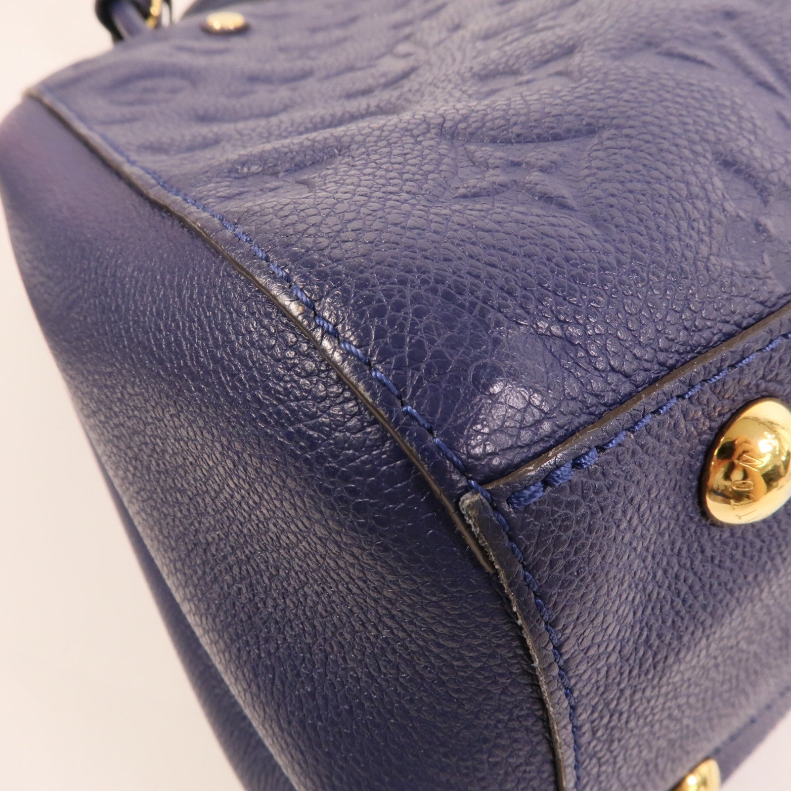 LOUIS VUITTON Monogram Empreinte Montaigne MM手挽肩背兩用袋
