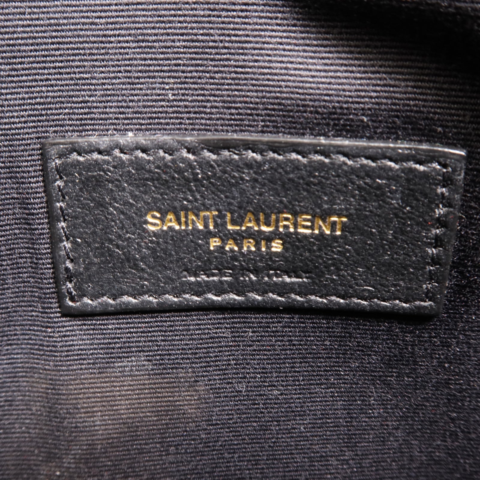 SAINT LAURENT 牛皮皮革Uptown Pouch金扣手拿包