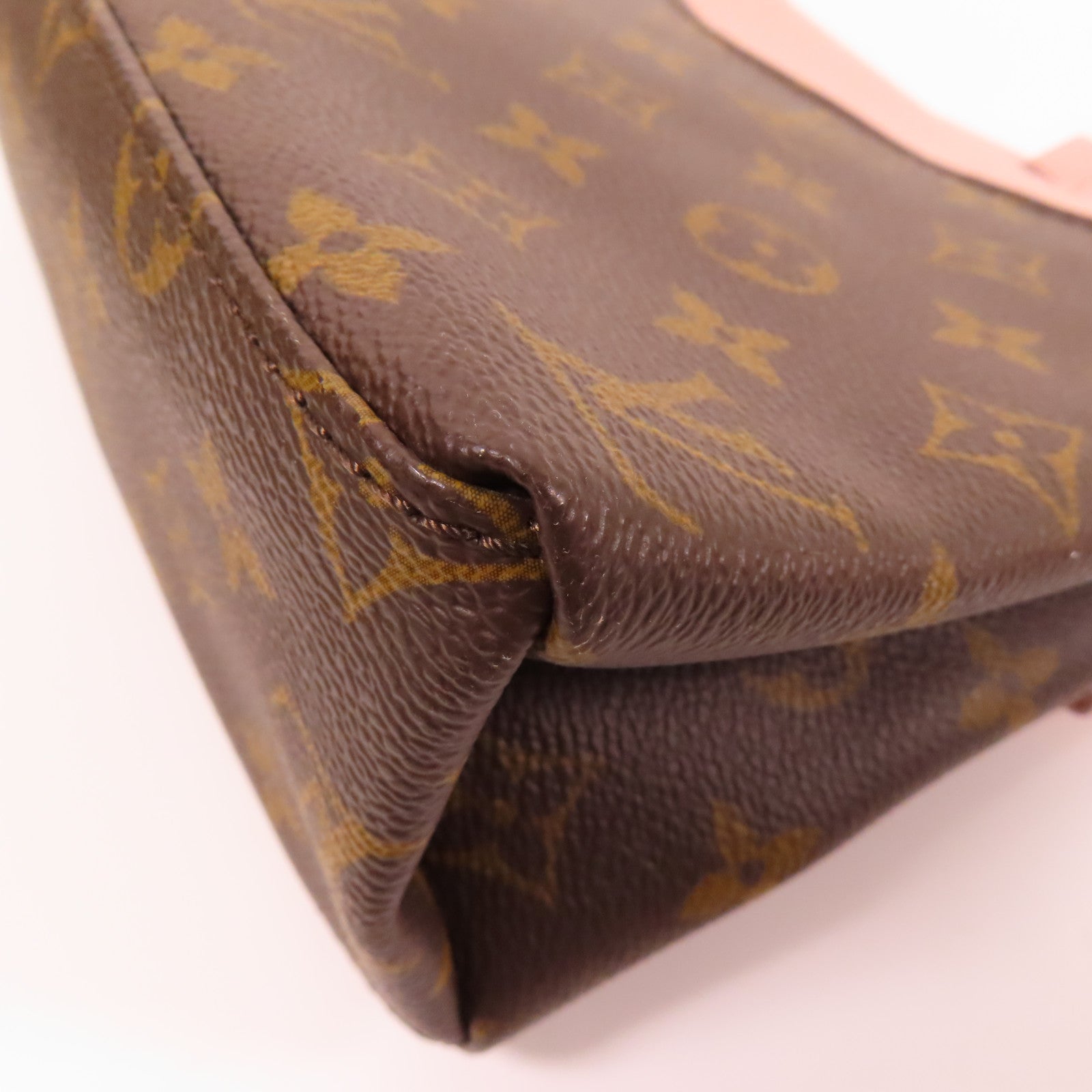 LOUIS VUITTON LV SHW Saint Michel Shoulder Bag M44033 Monogram Epi Brown Pink