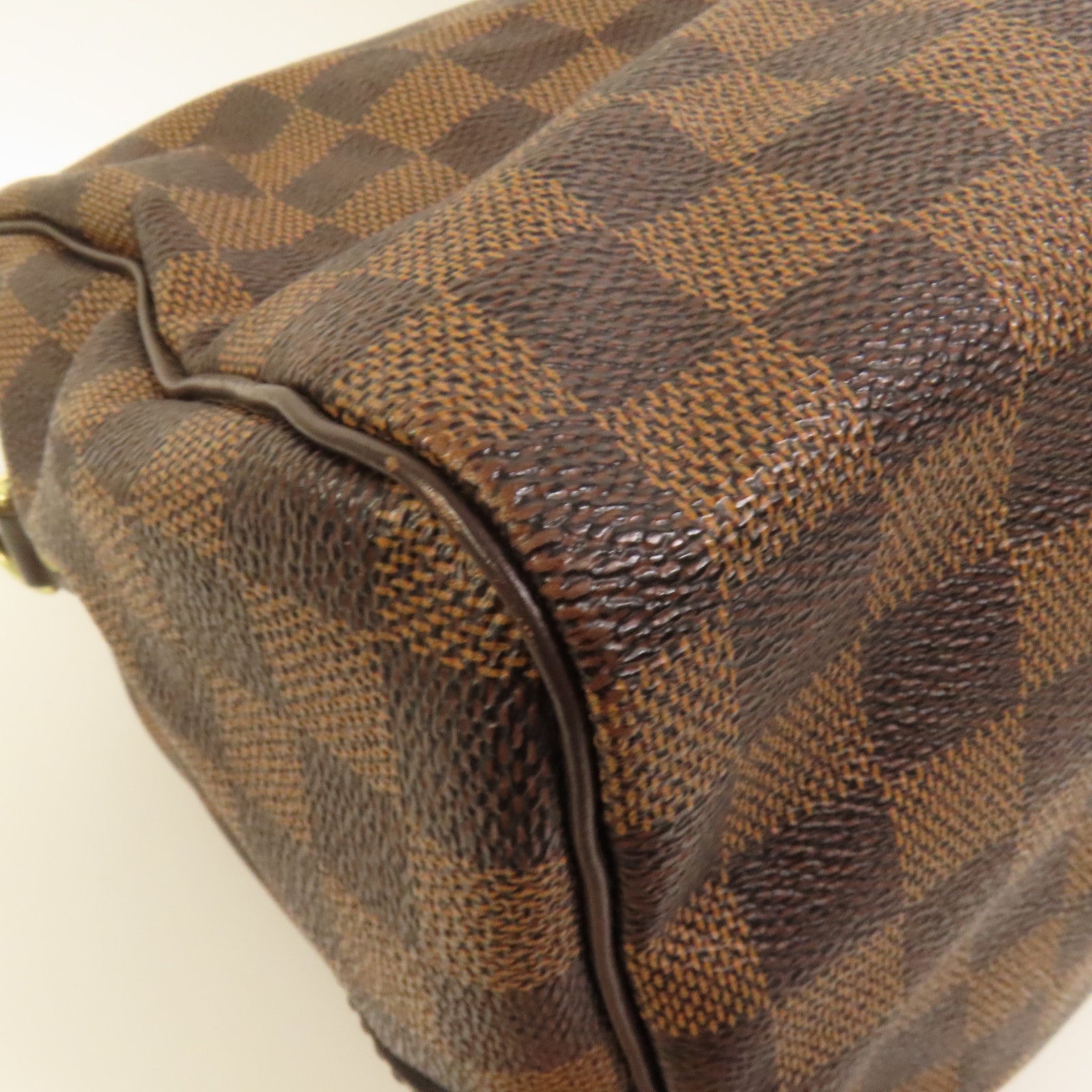 LOUIS VUITTON Damier Speedy Bandouliere 30金扣手挽肩背兩用袋
