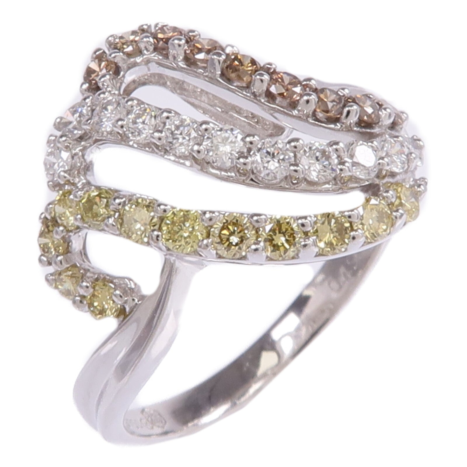 JEWELRY 【激減優惠】18K白金Diamond Ring鑽石戒指US#6.25