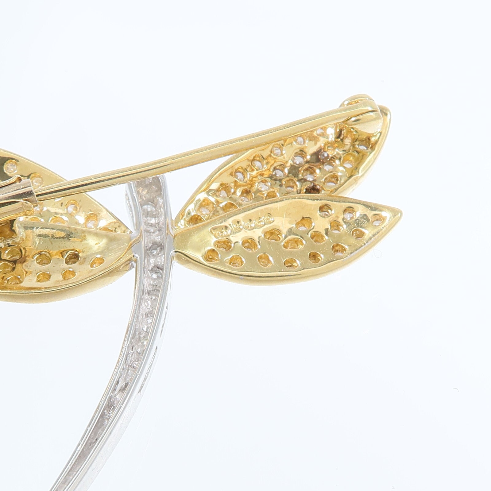 JEWELRY 18K黃金/白金Diamond Brooch鑽石胸針