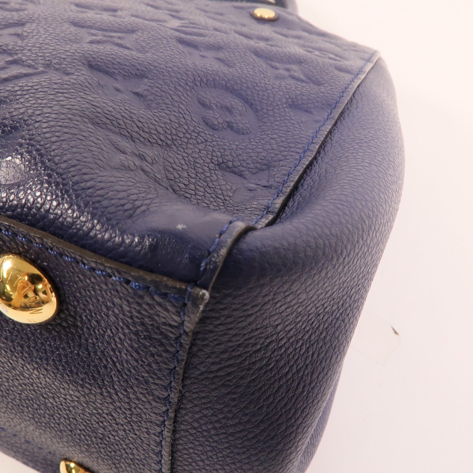 LOUIS VUITTON Monogram Empreinte Montaigne MM手挽肩背兩用袋
