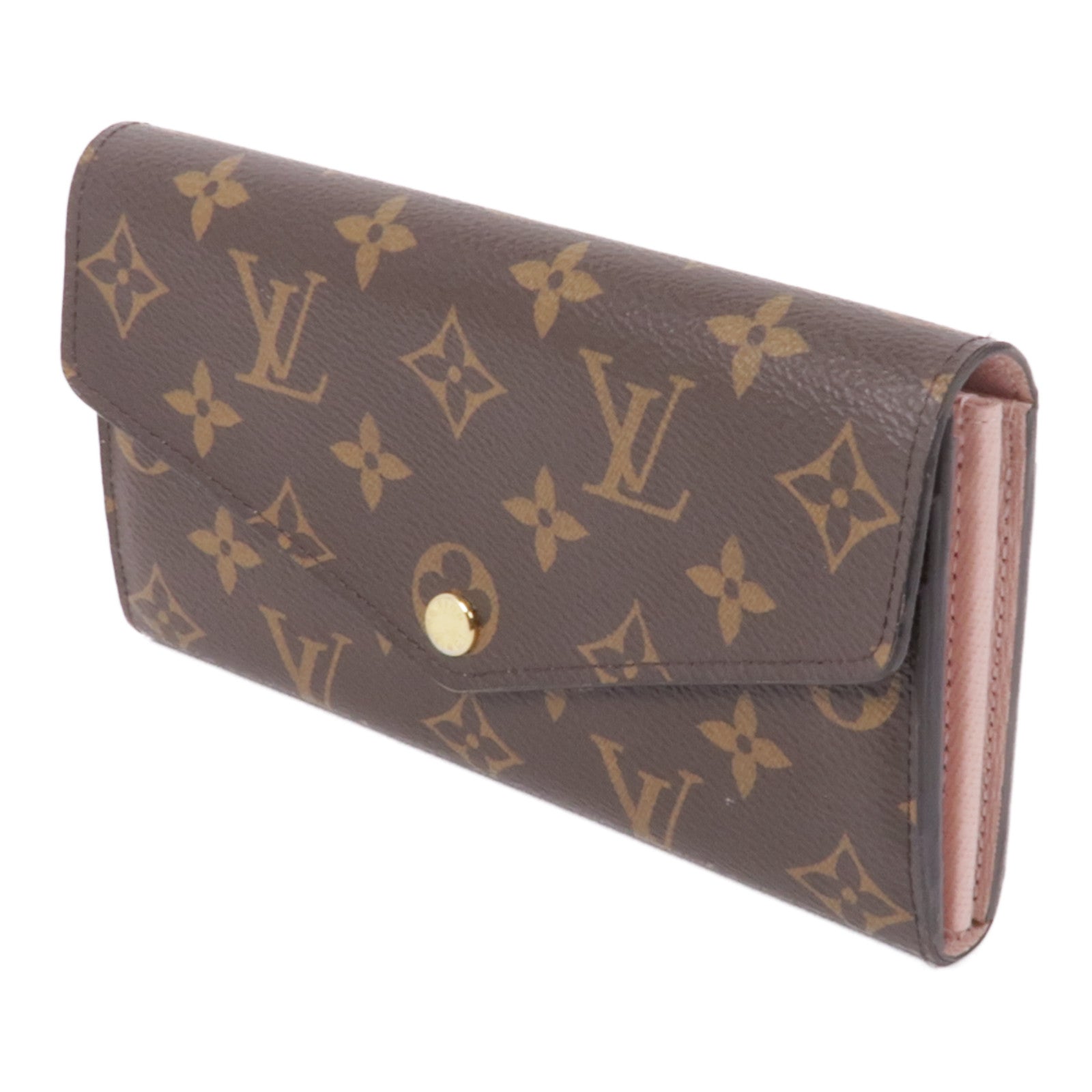 LOUIS VUITTON Monogram Portefeuille Sarah金扣長錢包