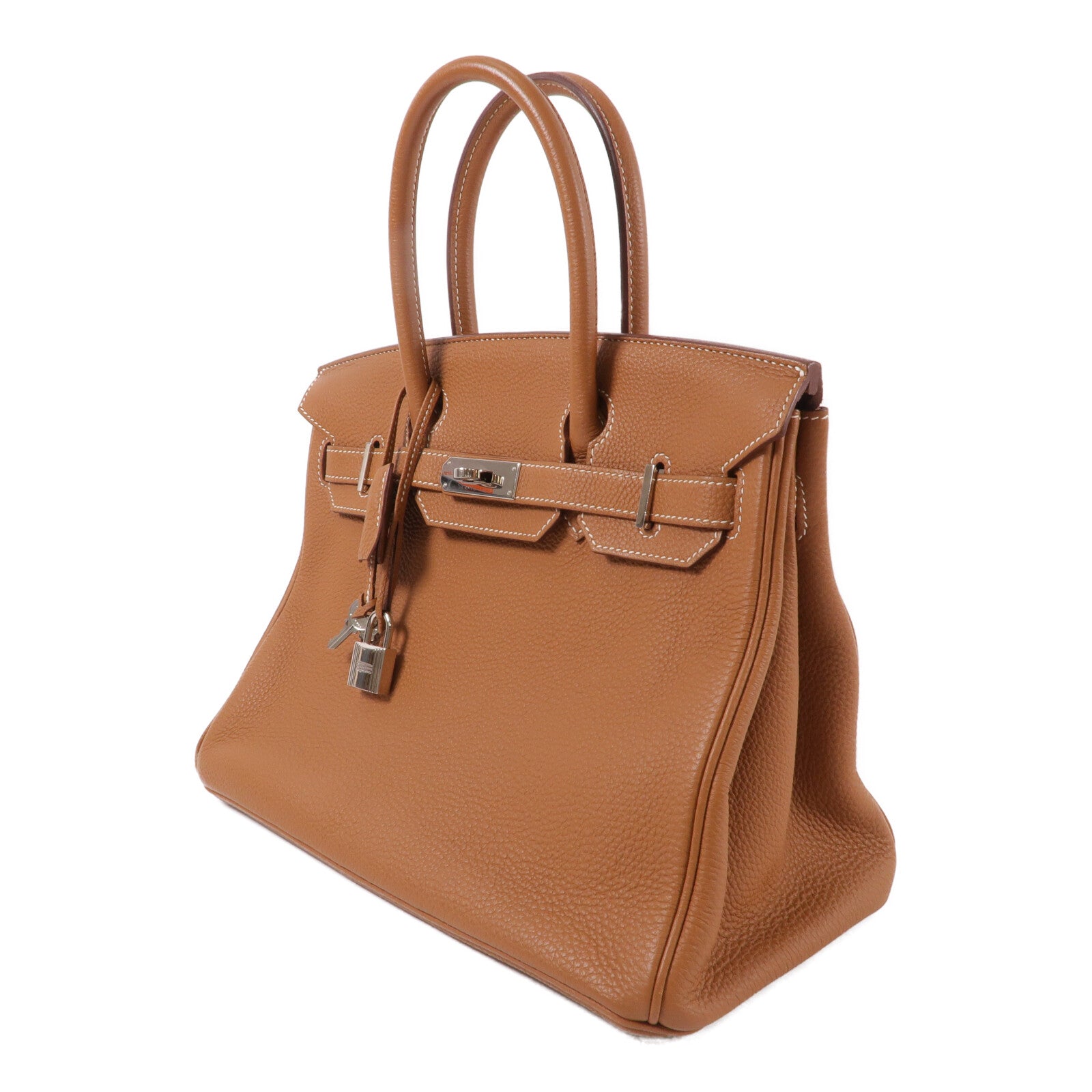 HERMES Togo皮革Birkin 30手挽袋Gold