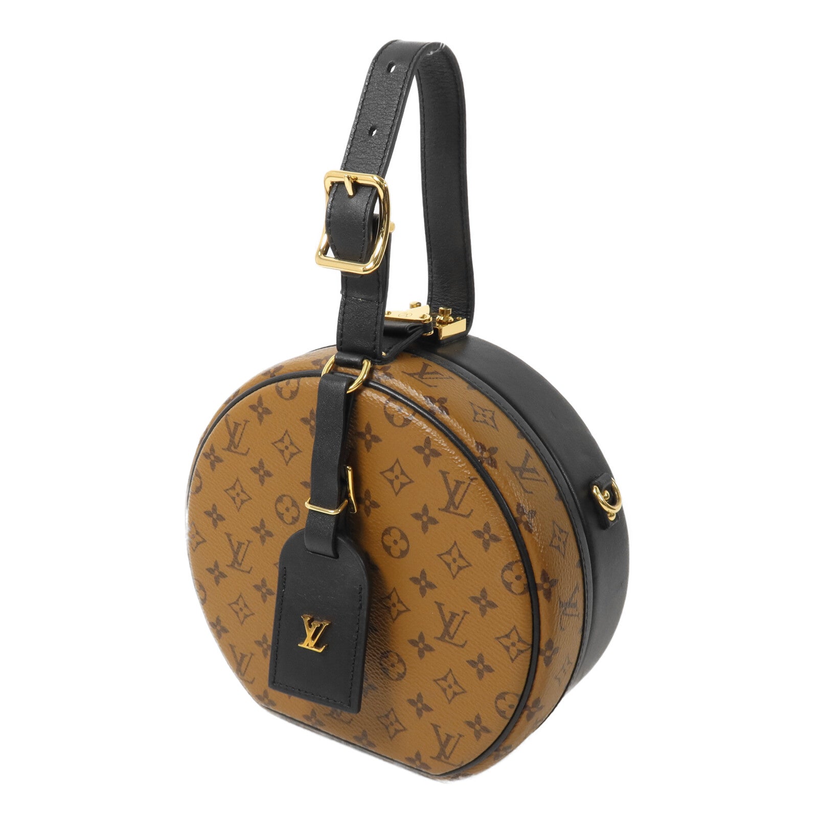 LOUIS VUITTON Monogram Reverse Petite Boite Chapeau手挽肩背兩用袋