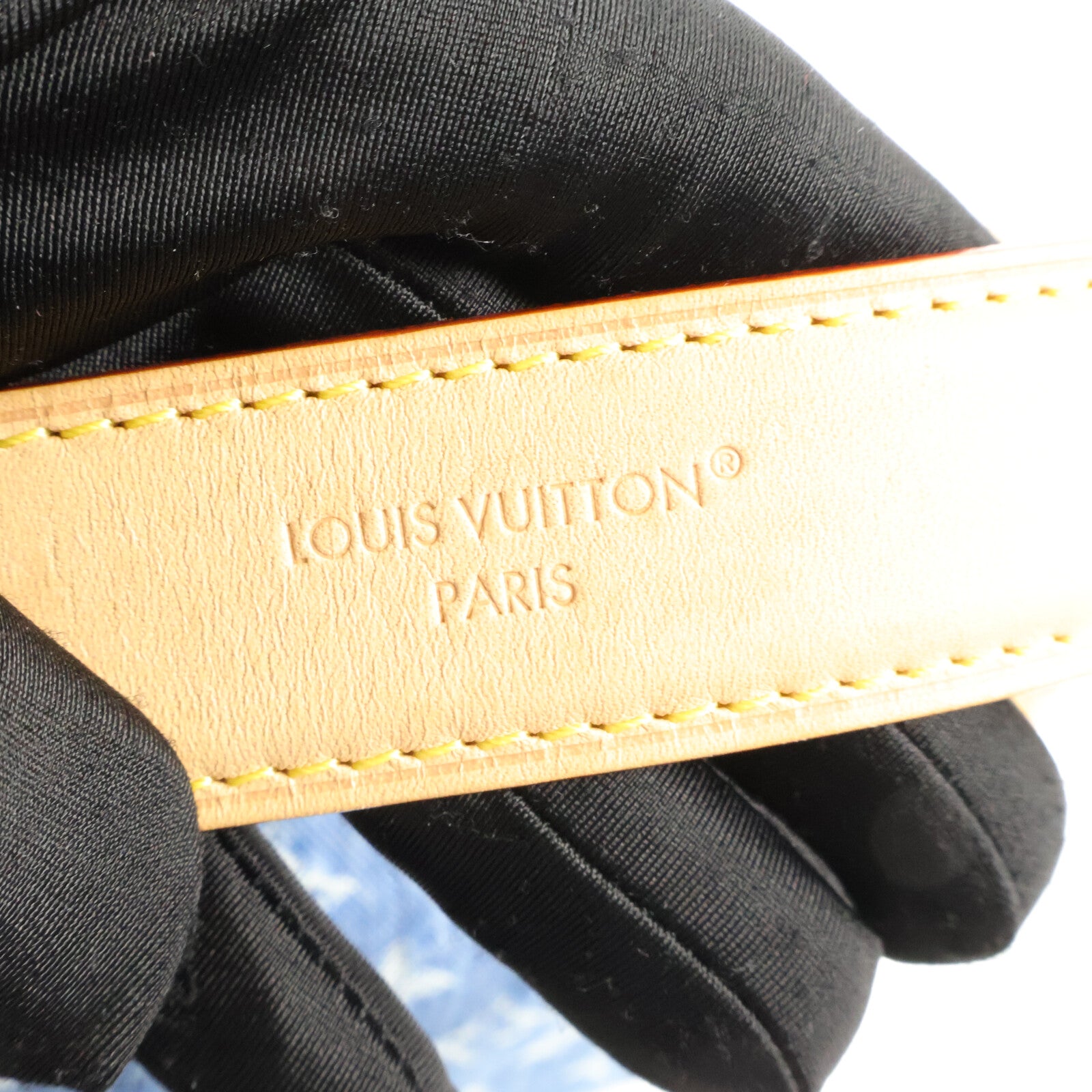 LOUIS VUITTON Monogram Denim Side Trunk MM 手挽肩背兩用袋