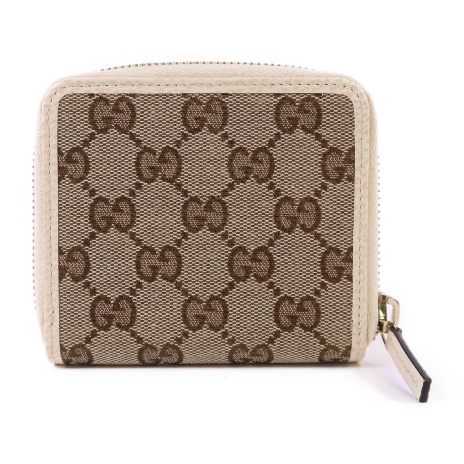 GUCCI 帆布Bifold Wallet金扣錢包
